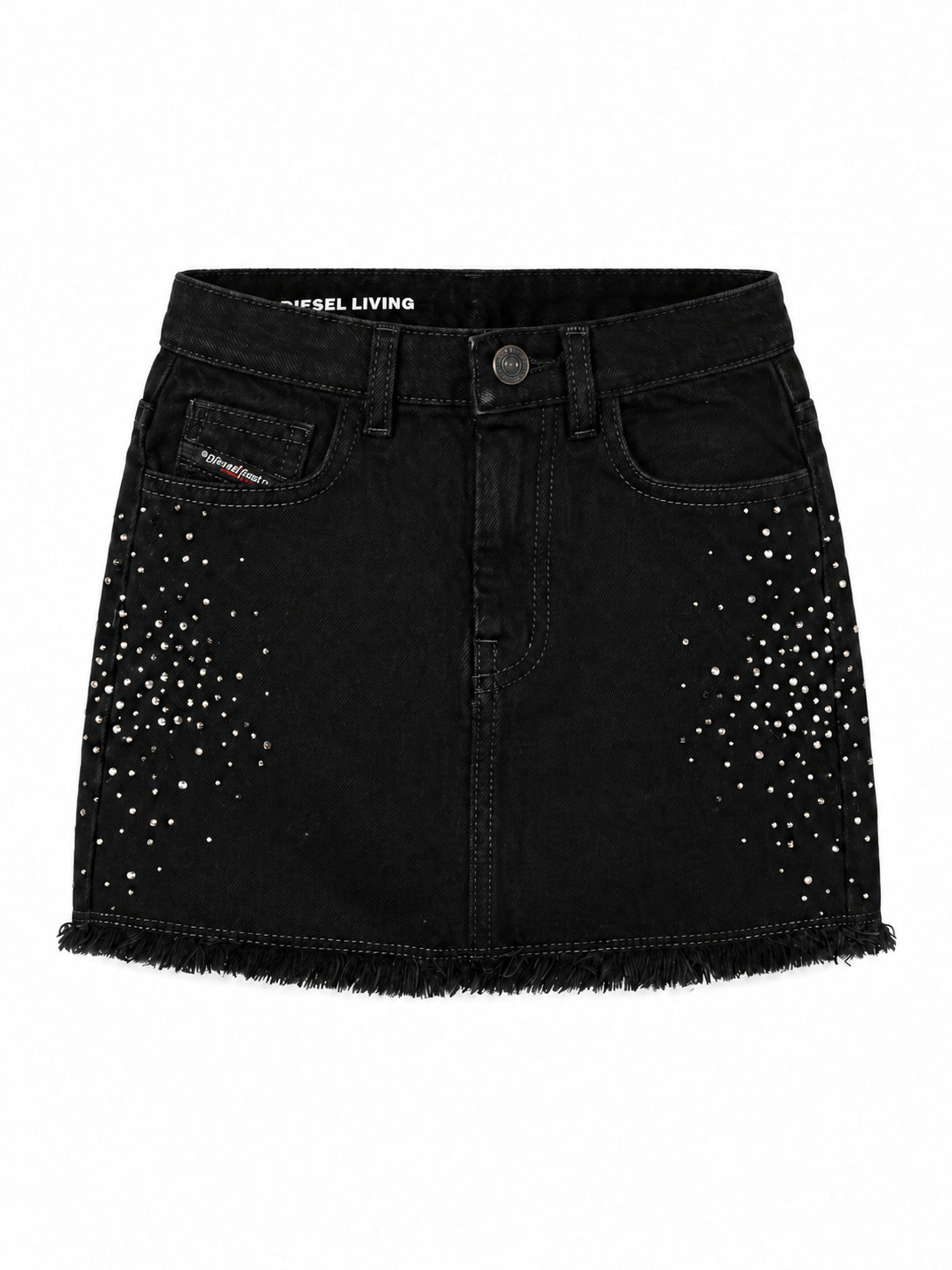 Gonna Denim nero DIESEL