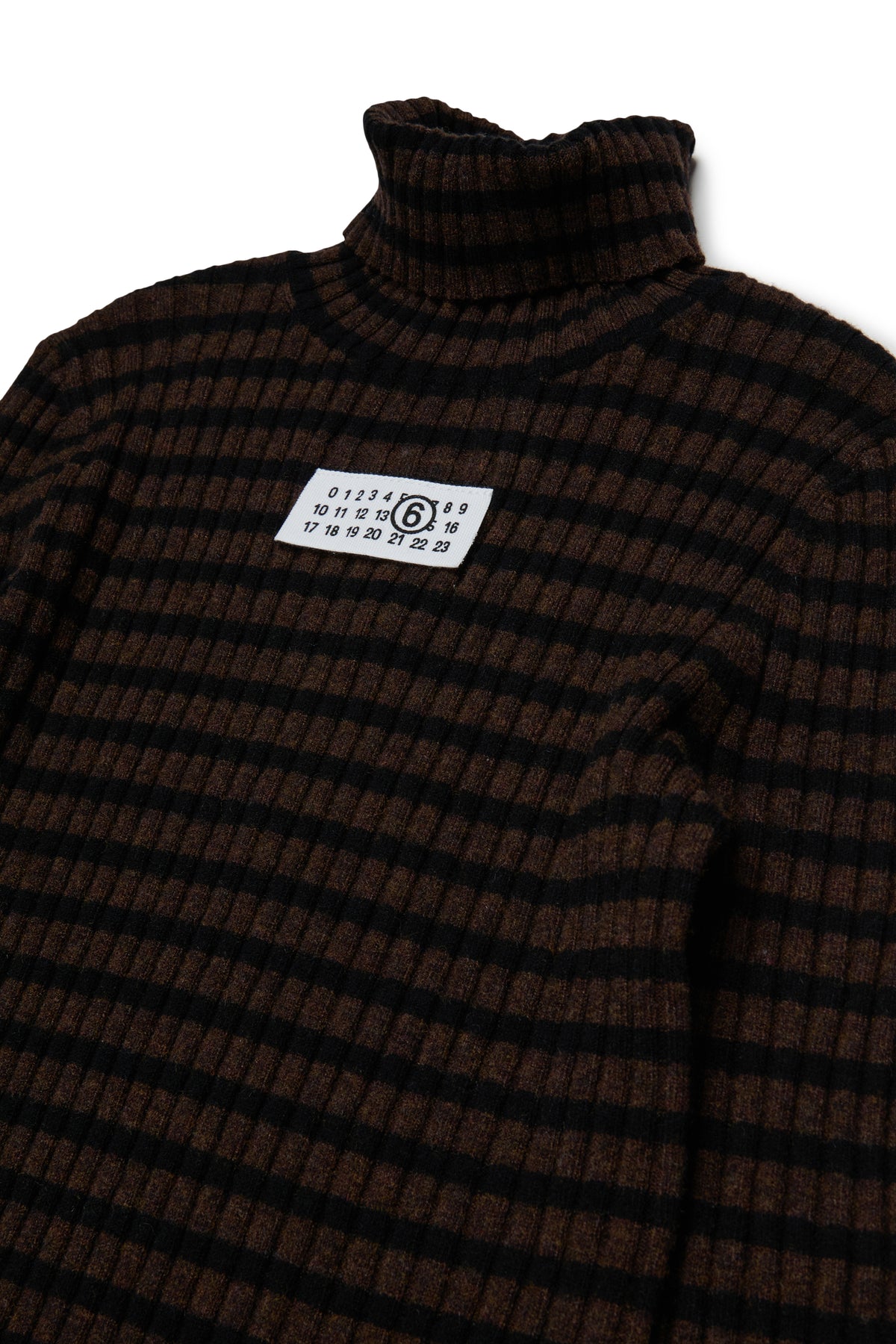 Maglia STRIPED BROWN MM6