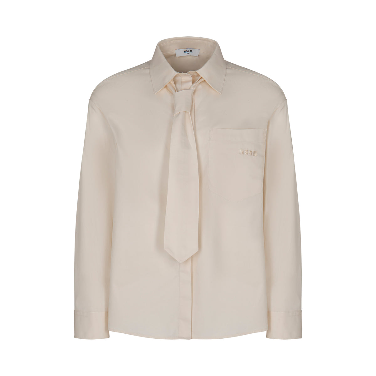 Camicia CREMA/CREAM MSGM