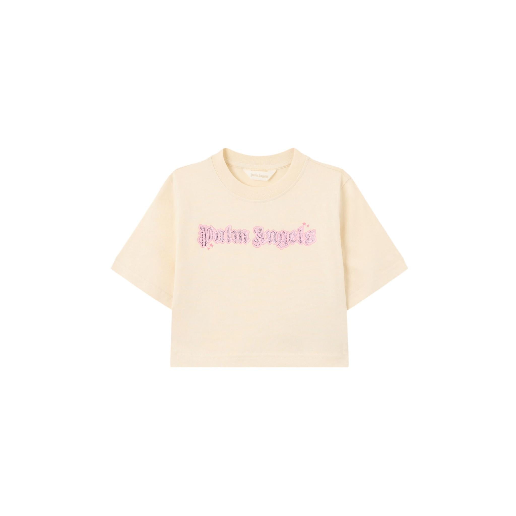 T-shirt Rosa PALM ANGELS PGAA004S26JER001042 PALM ANGELS