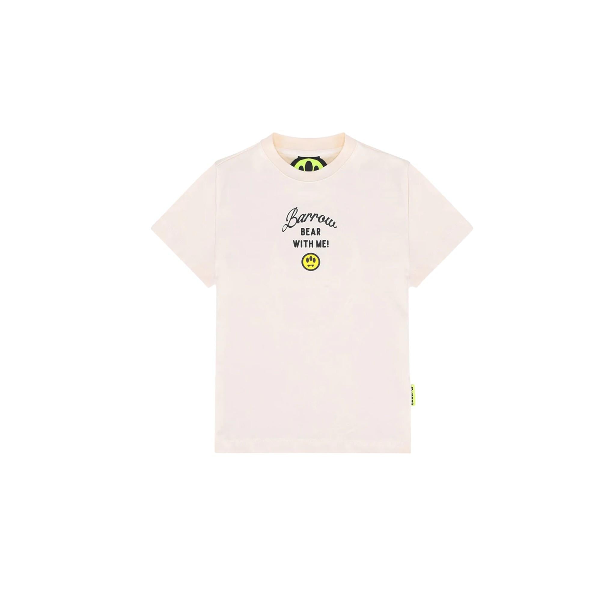 T-shirt Crema BARROW F5BKJGTH133013 BARROW