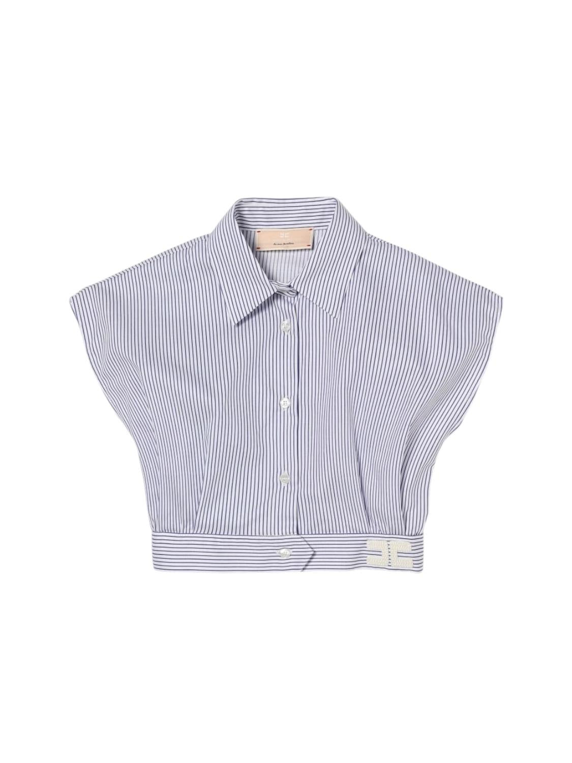 Camicia Avorio/blu ELISABETTA FRANCHI