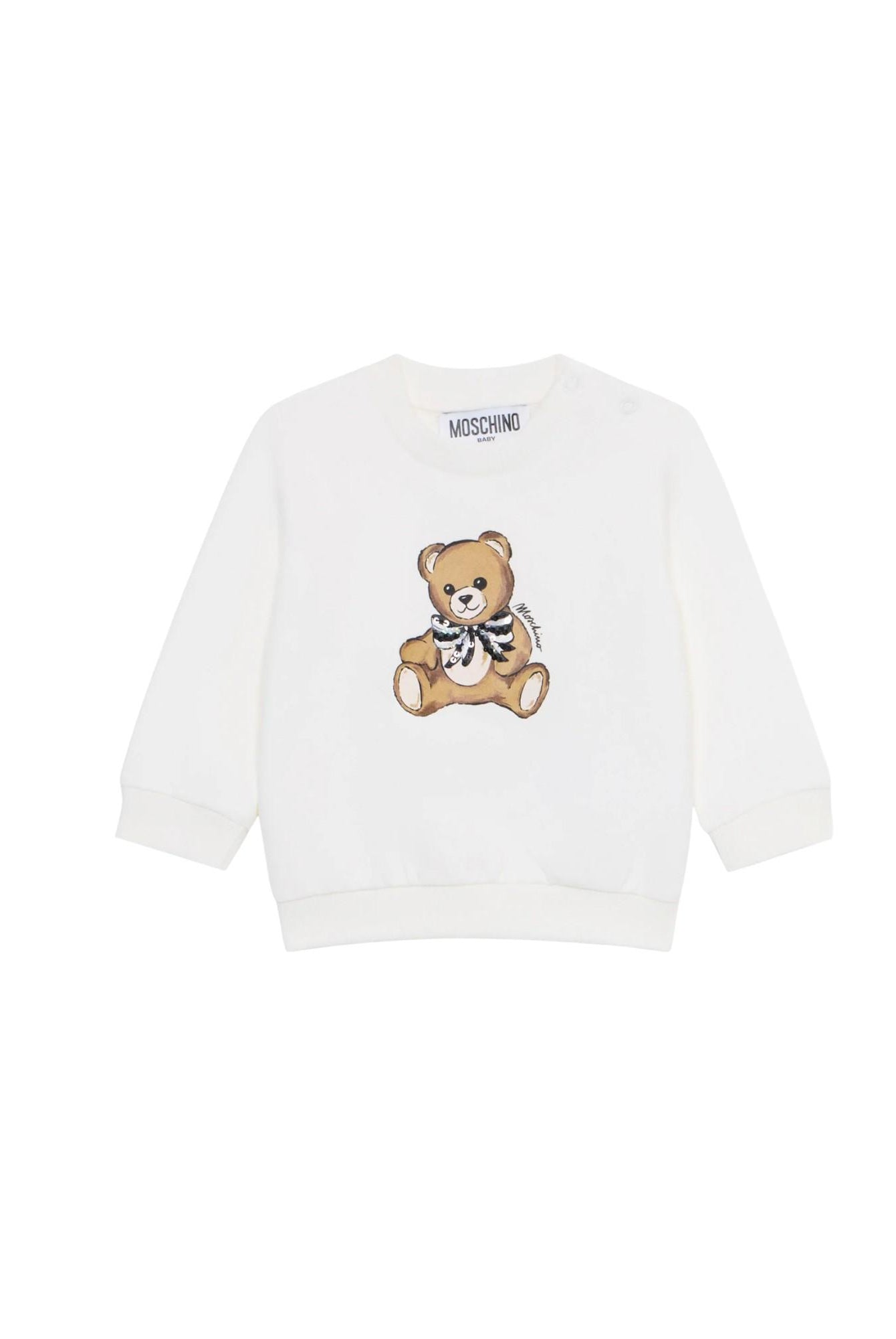 Felpa cloud MOSCHINO BABY MFF02K-LDA1610063 MOSCHINO BABY