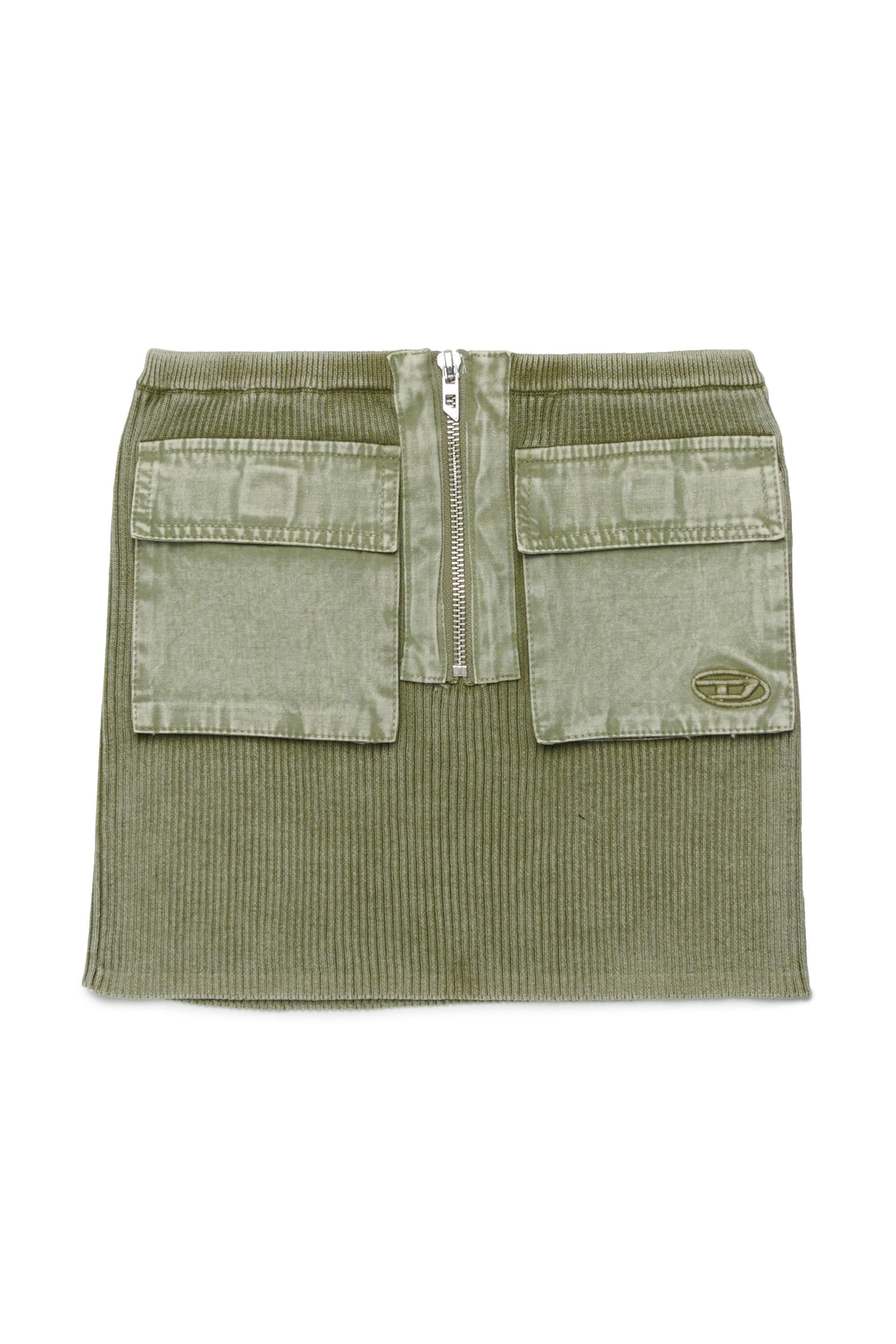 Gonna Verde militare DIESEL J02686-KYA0DK511 DIESEL
