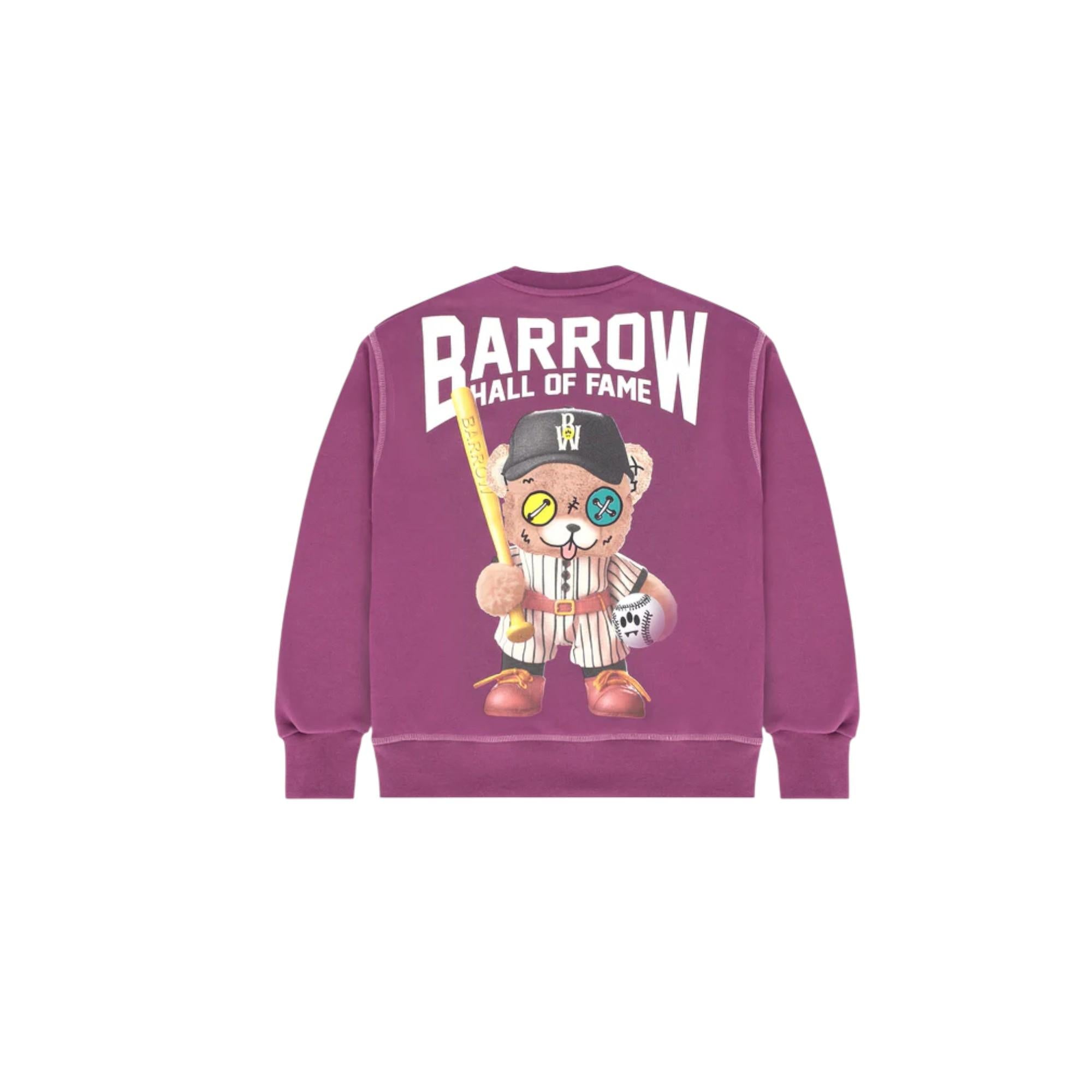 Felpa Amaranto BARROW F5BKJUSW082252 BARROW