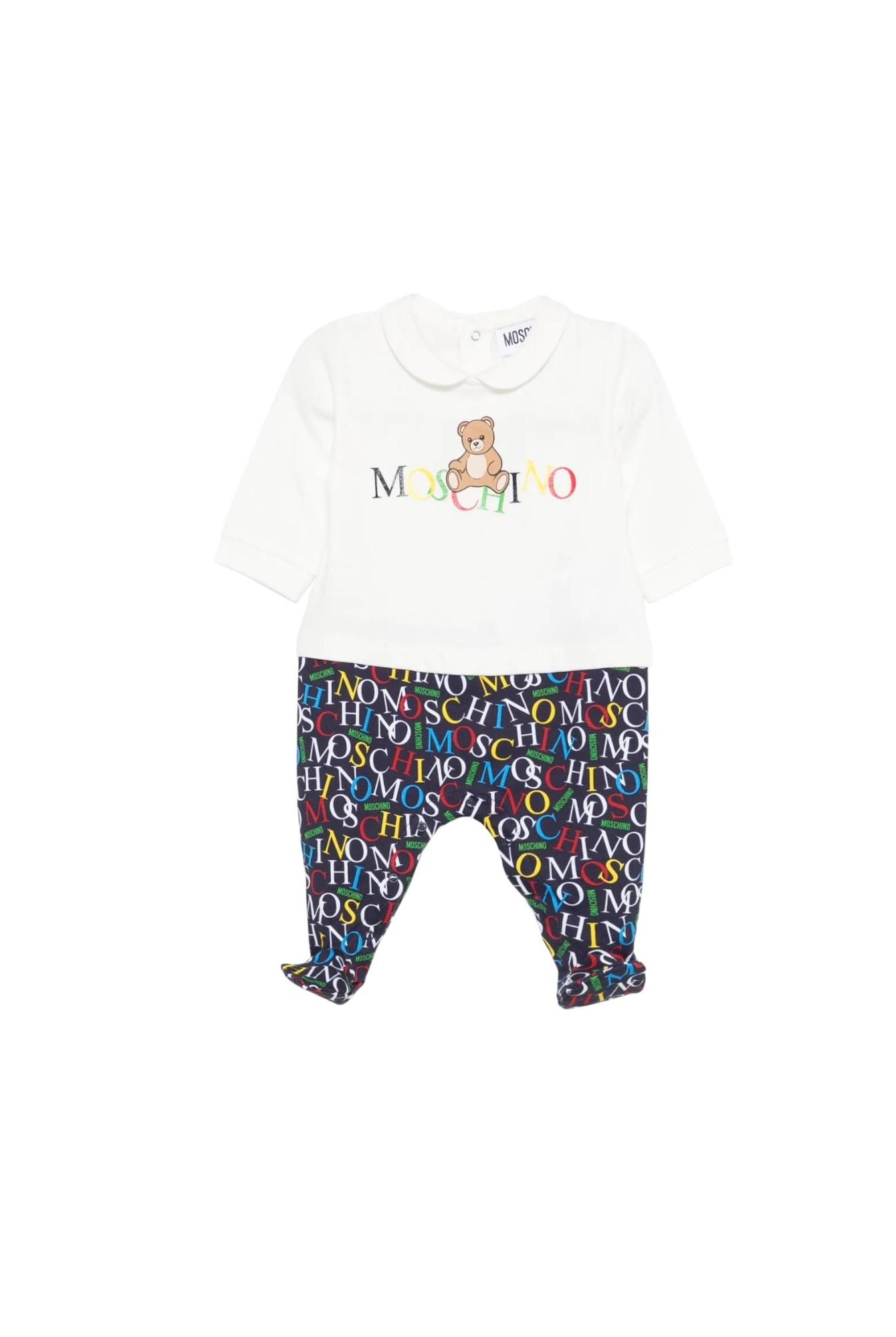 Tutina Blu MOSCHINO BABY MMY06Z-LCA6084804 MOSCHINO BABY