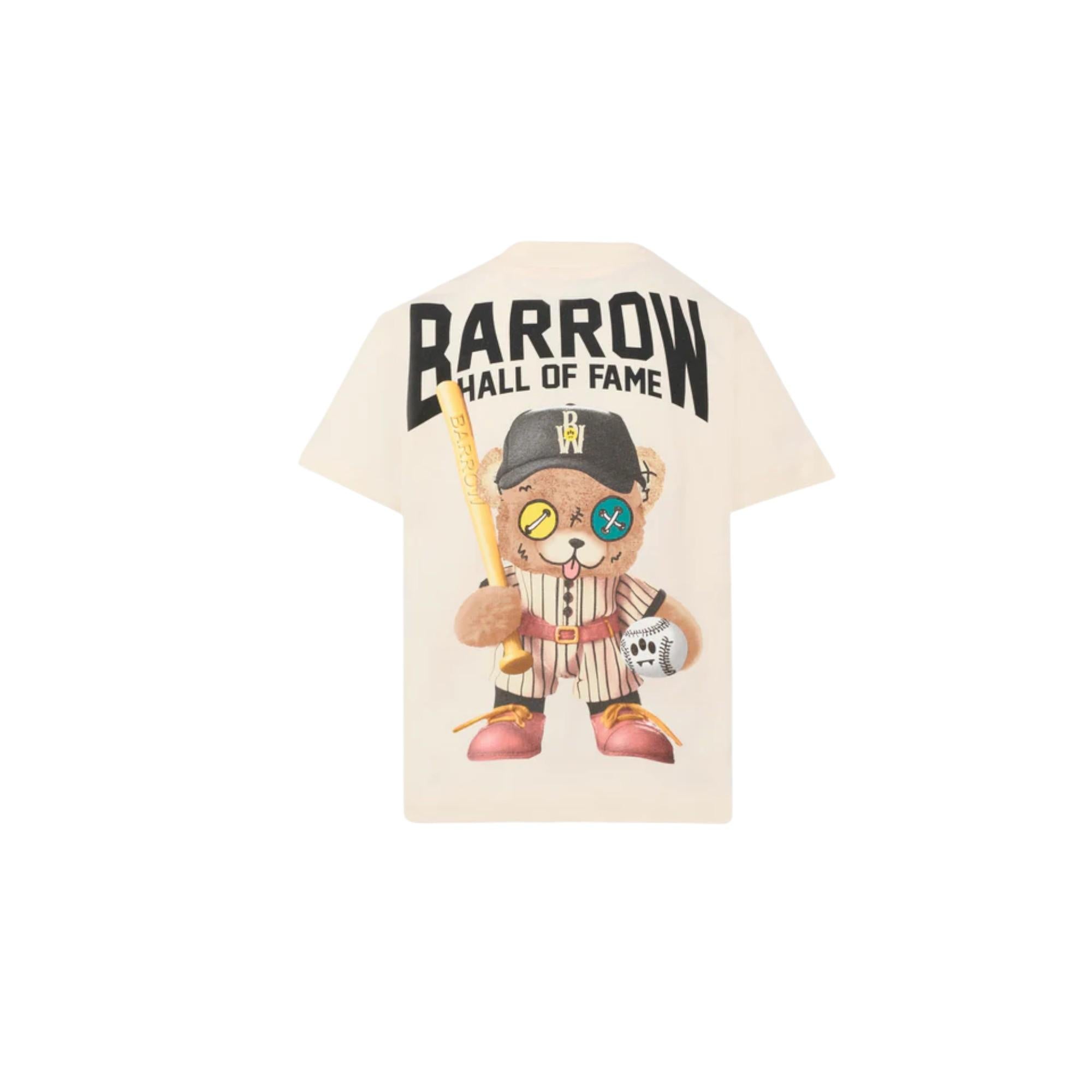 T-shirt Crema BARROW F5BKJUTH083013 BARROW