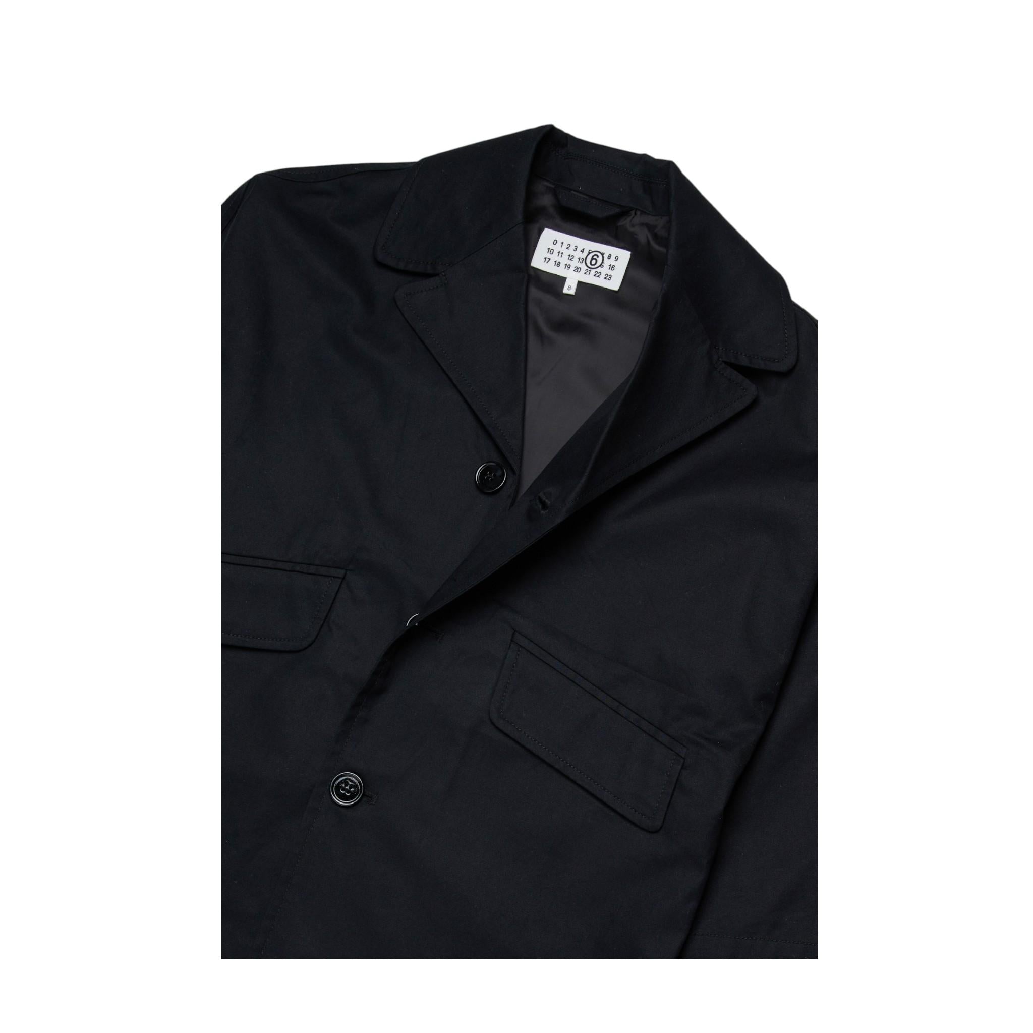 Cappotto Nero MM6 M60926-MM05DM6900 MM6