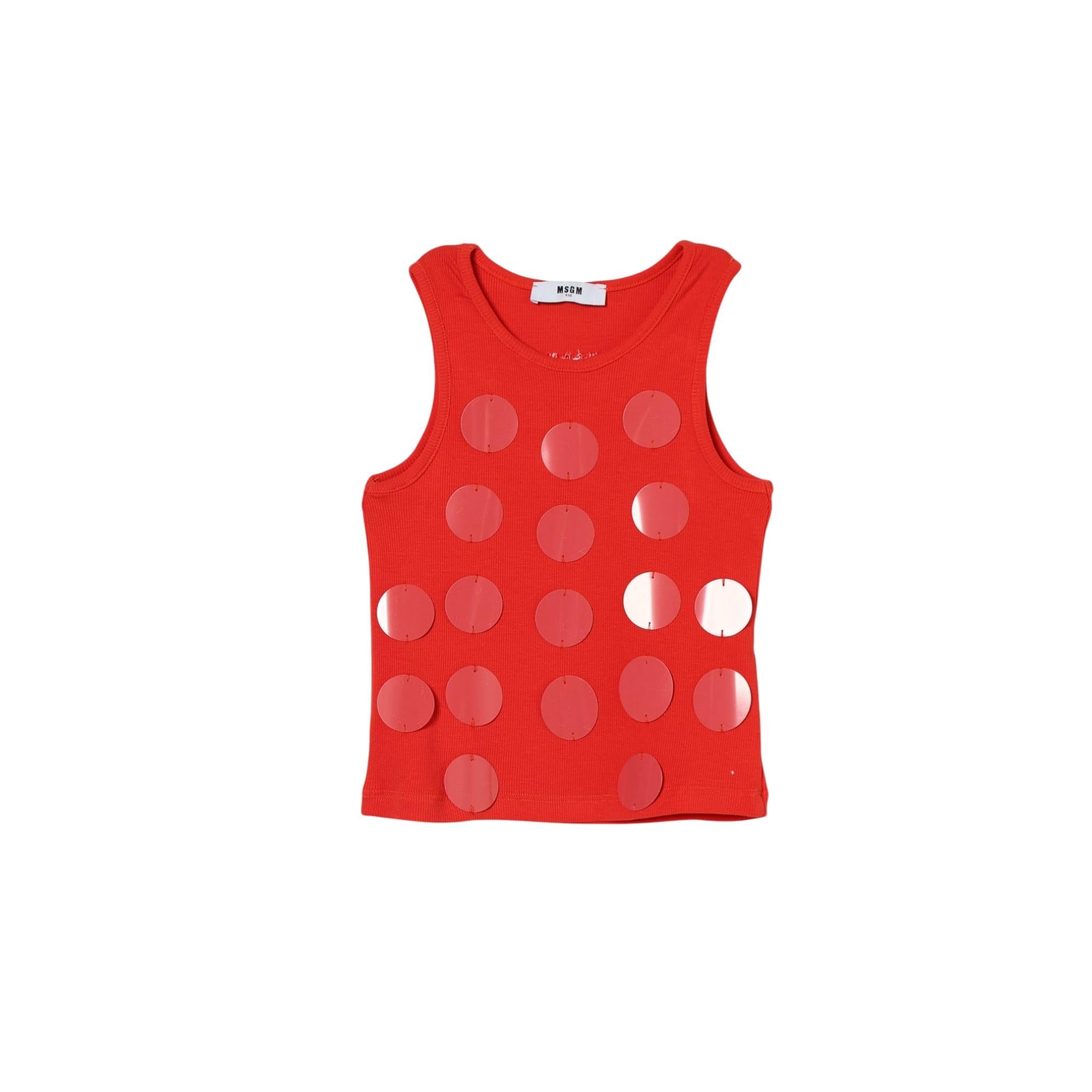 Canotta Rosso MSGM
