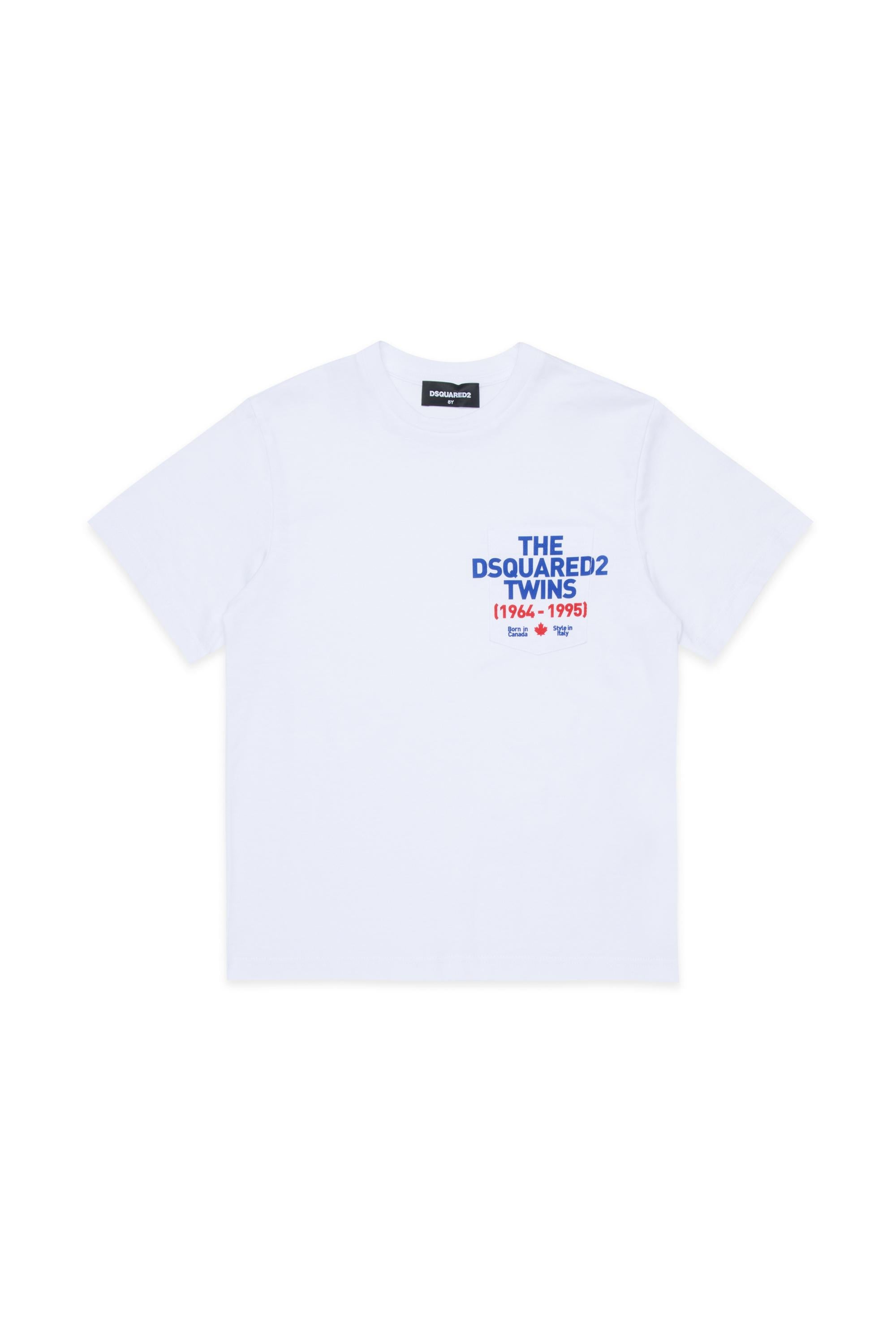 T-shirt Bianco DSQUARED2 DQ3166-D004GDQ100 DSQUARED2