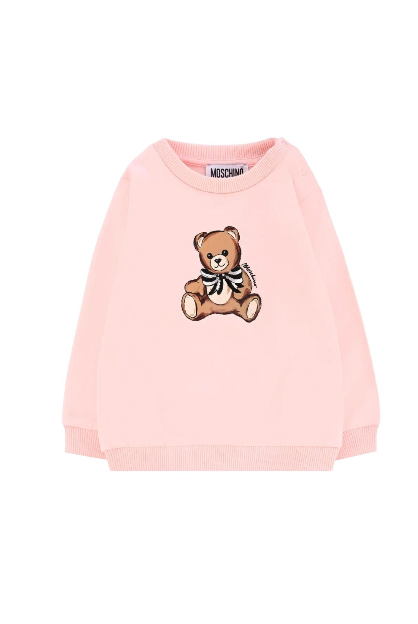 Felpa Rosa MOSCHINO BABY MFF02K-LDA1650209 MOSCHINO BABY