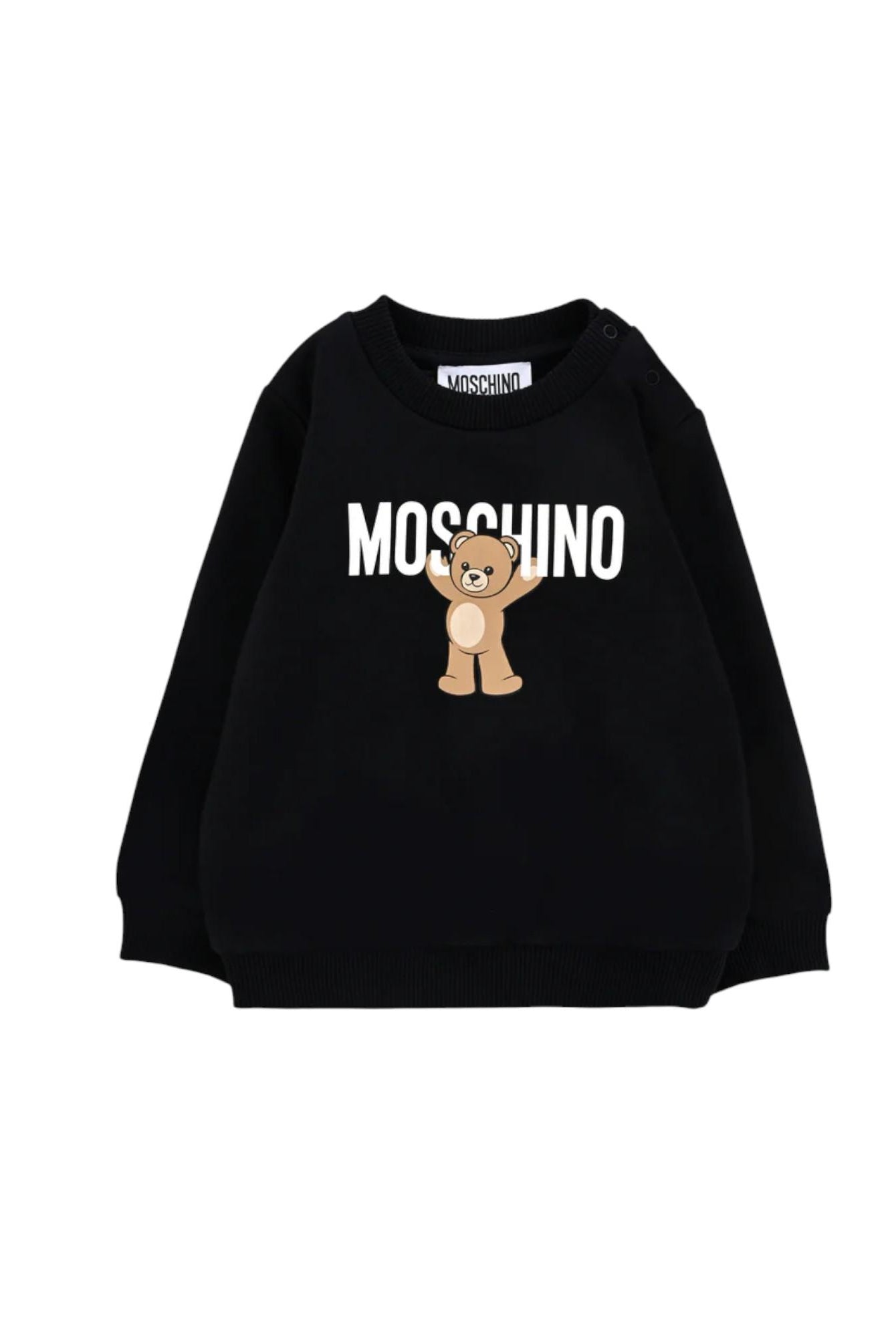 Felpa Nero MOSCHINO BABY MNF060-LCA4060100 MOSCHINO BABY
