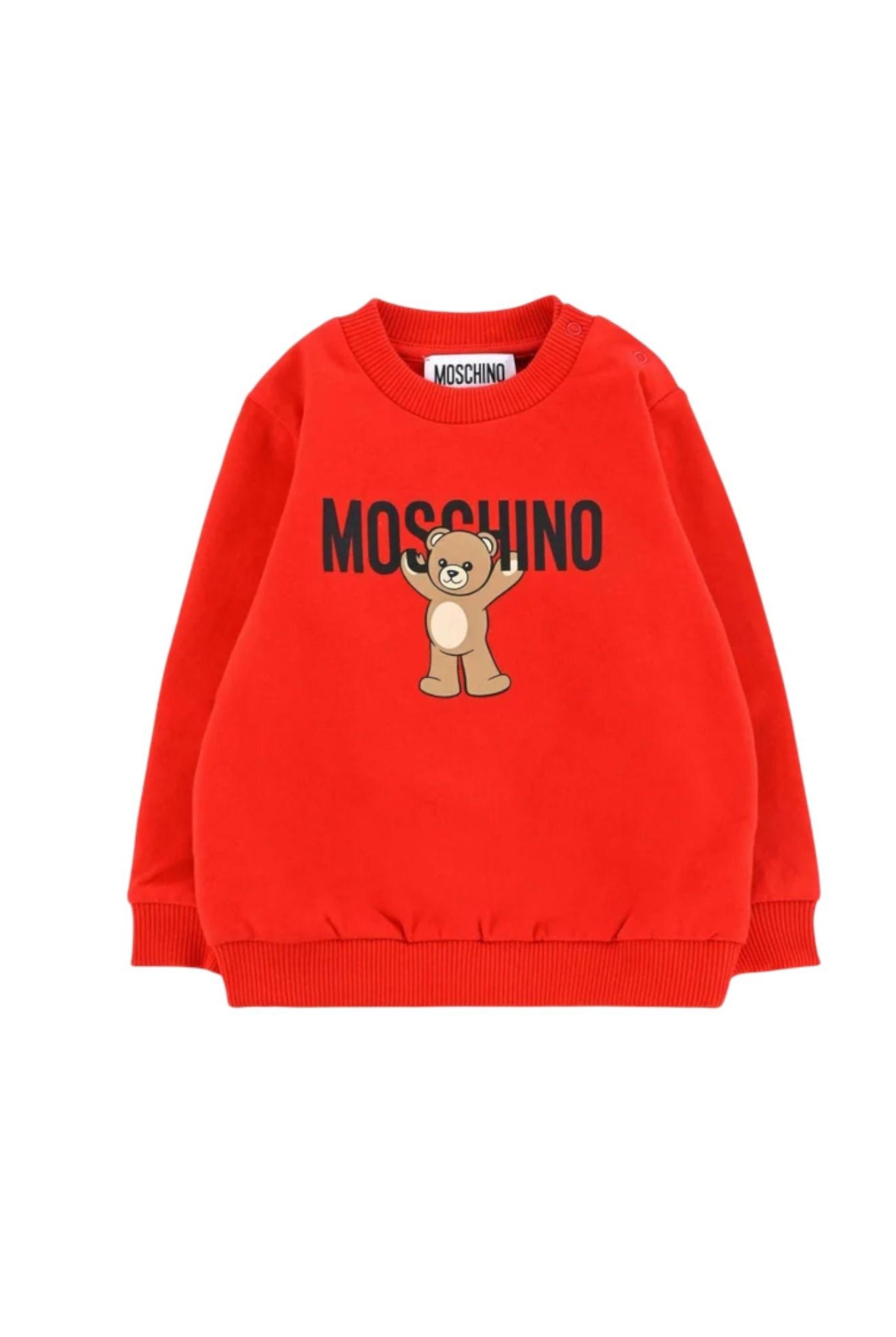 Felpa Red MOSCHINO BABY MNF060-LCA4050109 MOSCHINO BABY