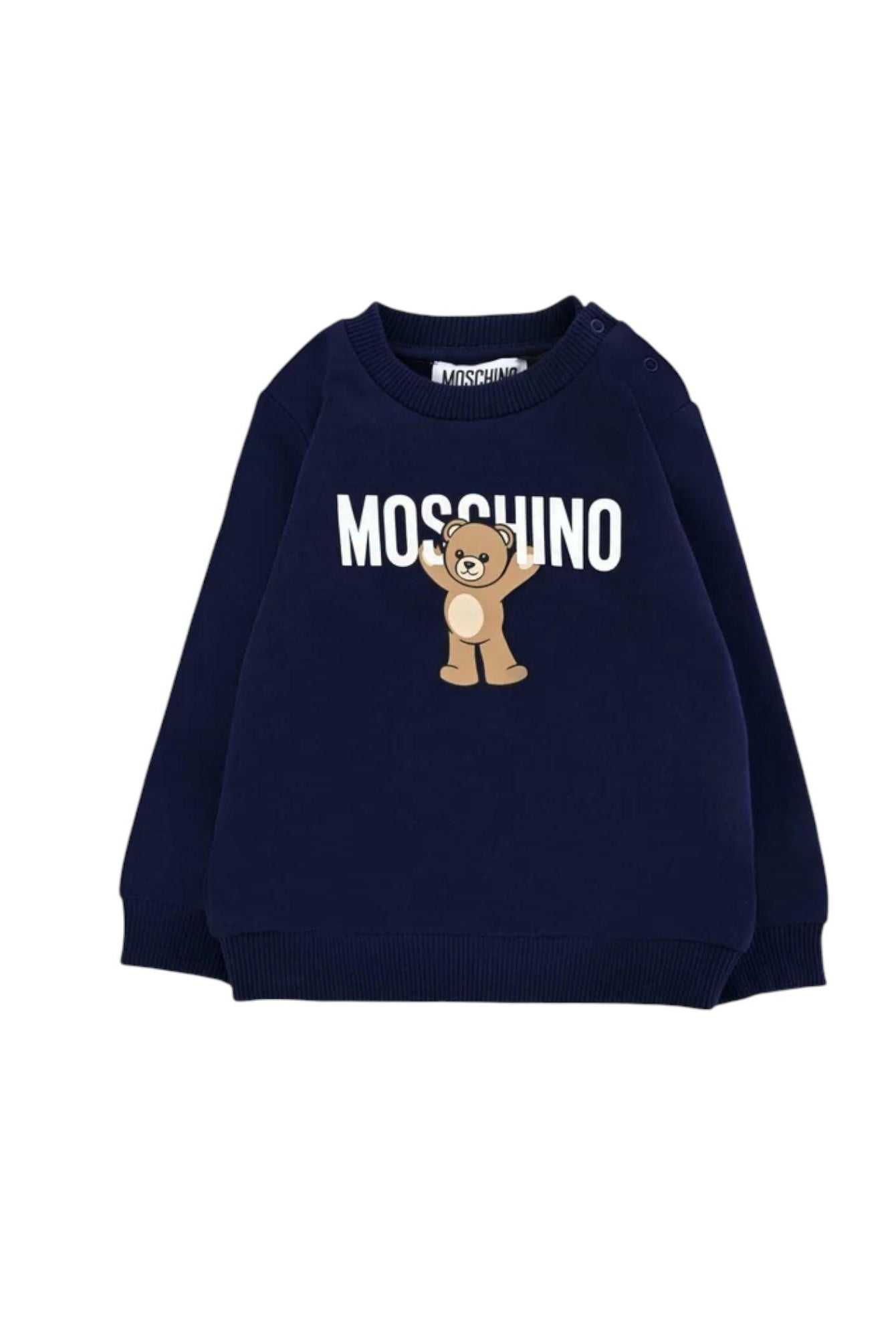 Felpa Blu MOSCHINO BABY MNF060-LCA4040016 MOSCHINO BABY