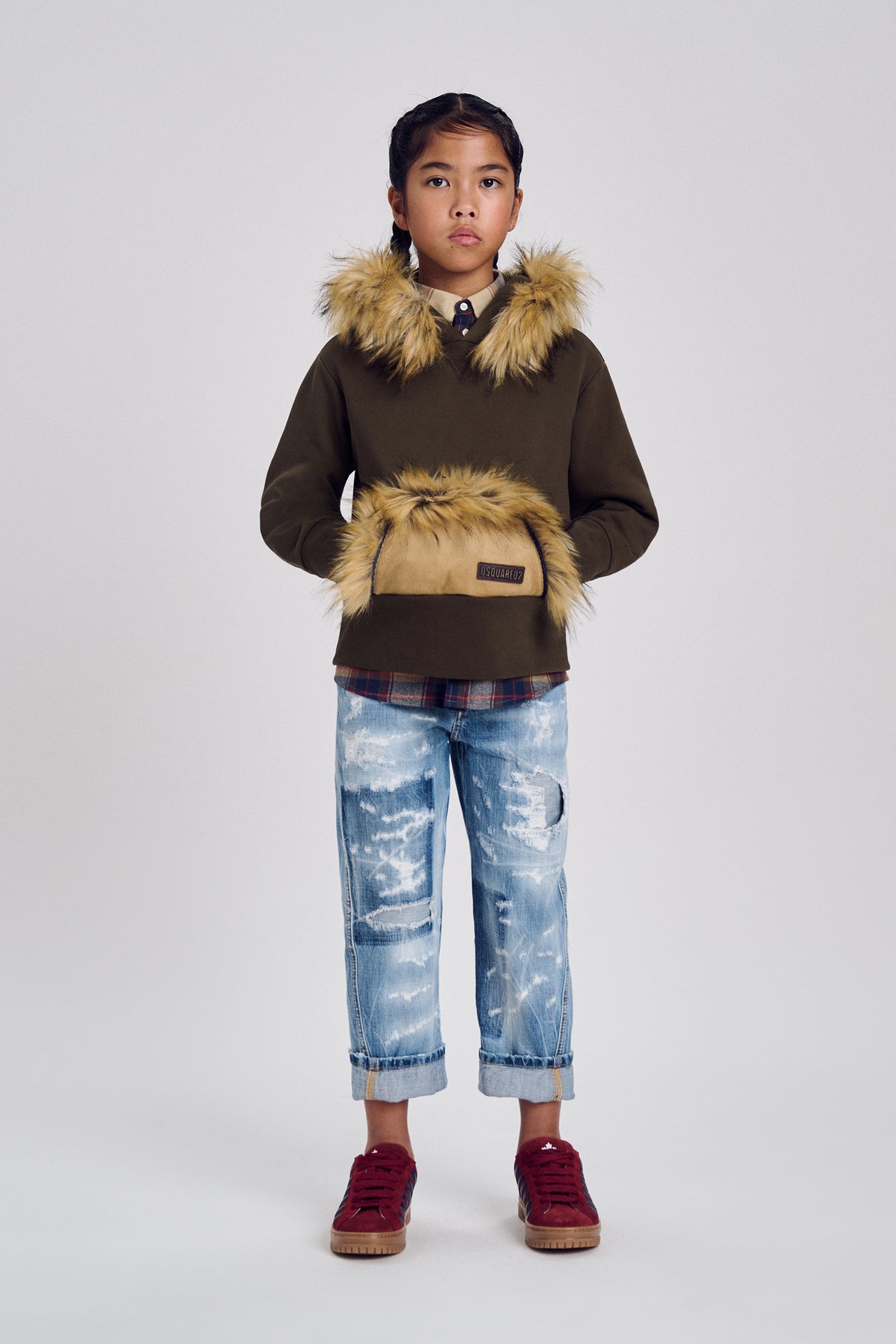 Felpa TARMAC GREEN DSQUARED2 