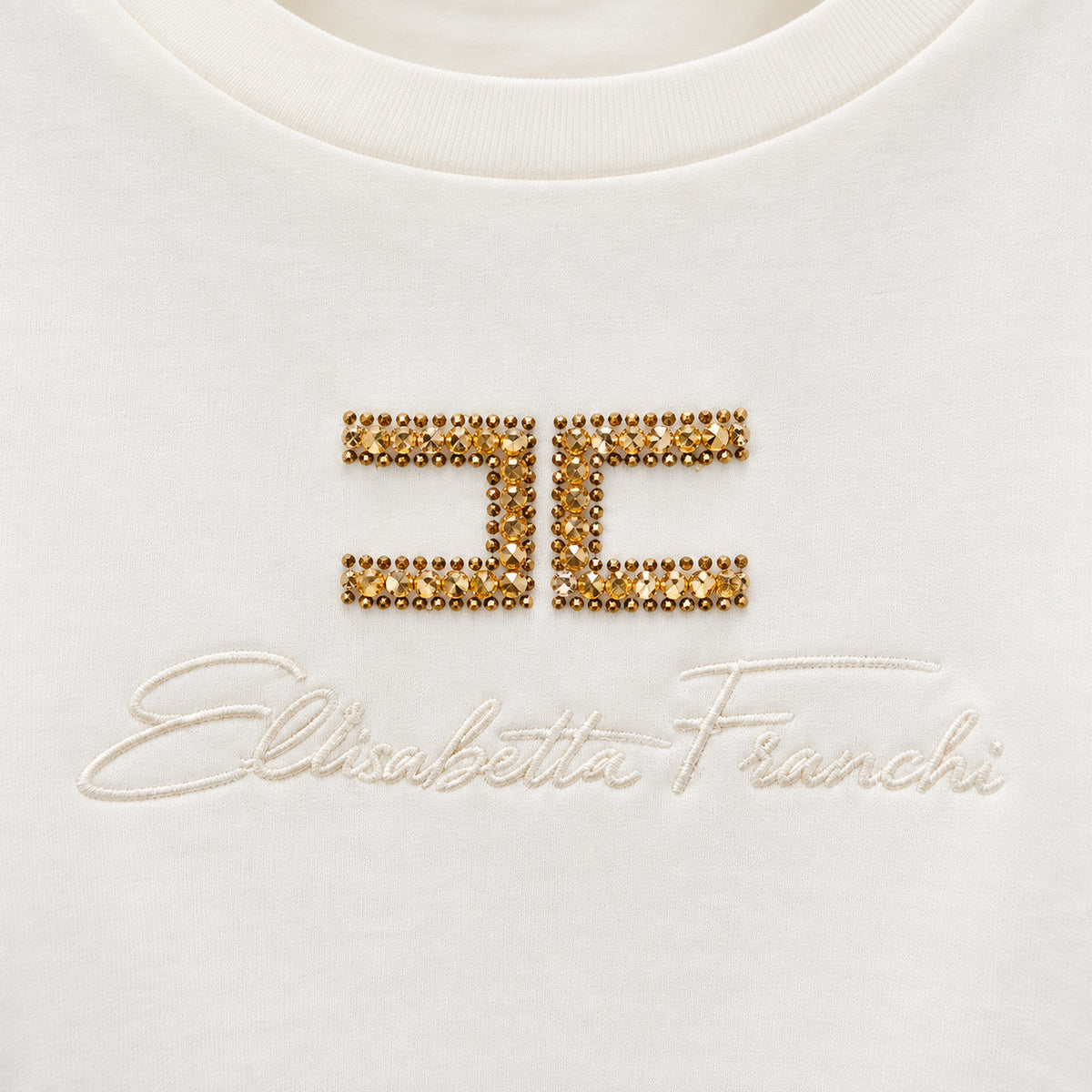T-shirt Avorio ELISABETTA FRANCHI 