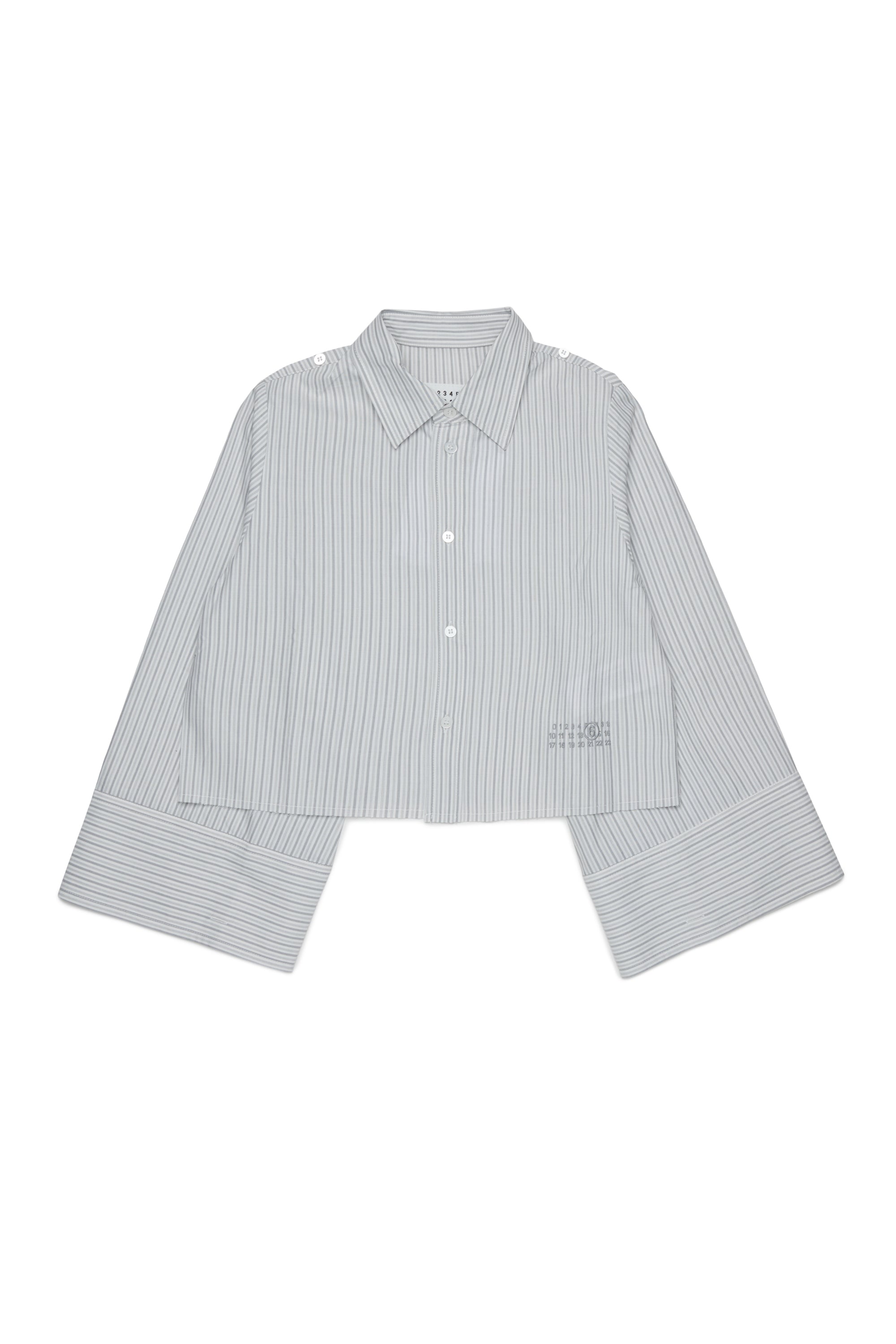 Camicia STRIPED GREY MM6 