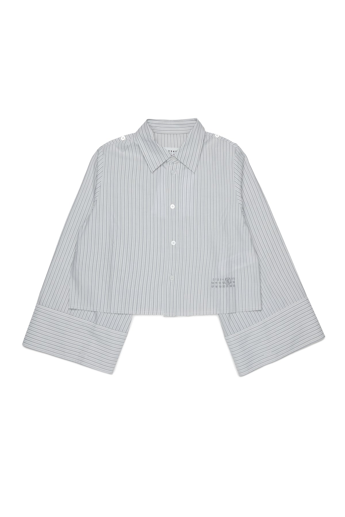Camicia STRIPED GREY MM6 
