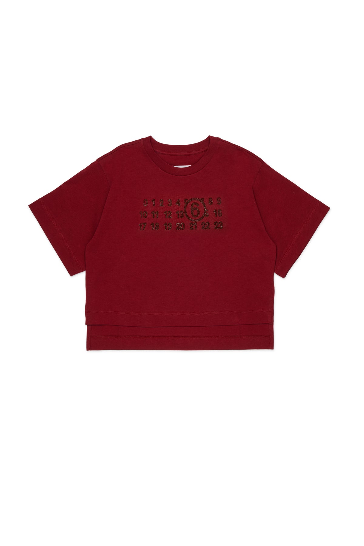 T-shirt BURGUNDY MM6 