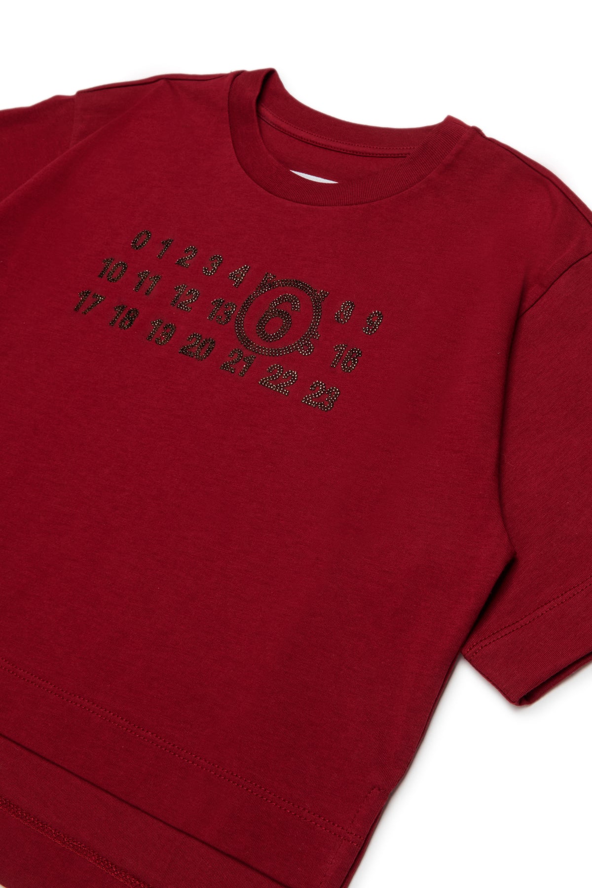 T-shirt BURGUNDY MM6 