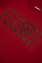 T-shirt BURGUNDY MM6 