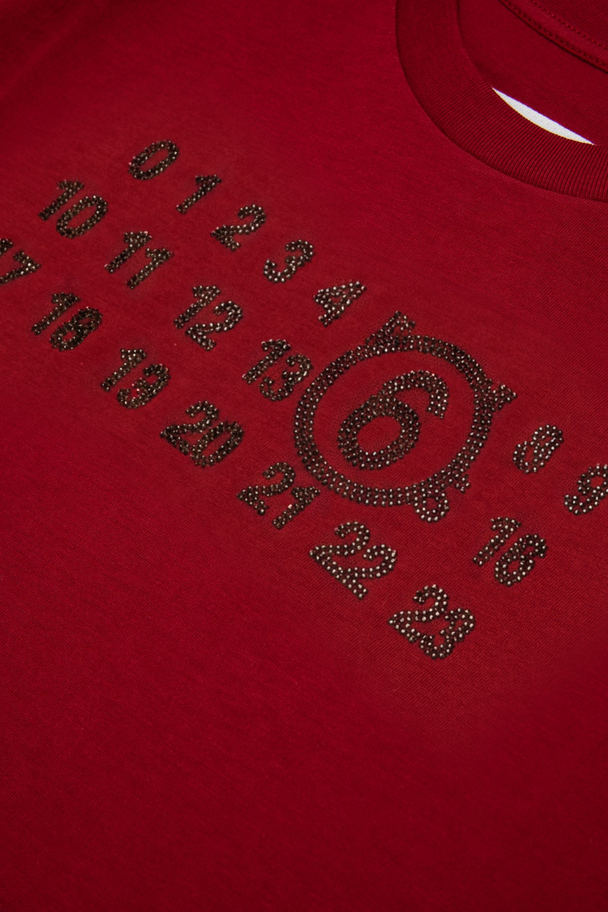 T-shirt BURGUNDY MM6 