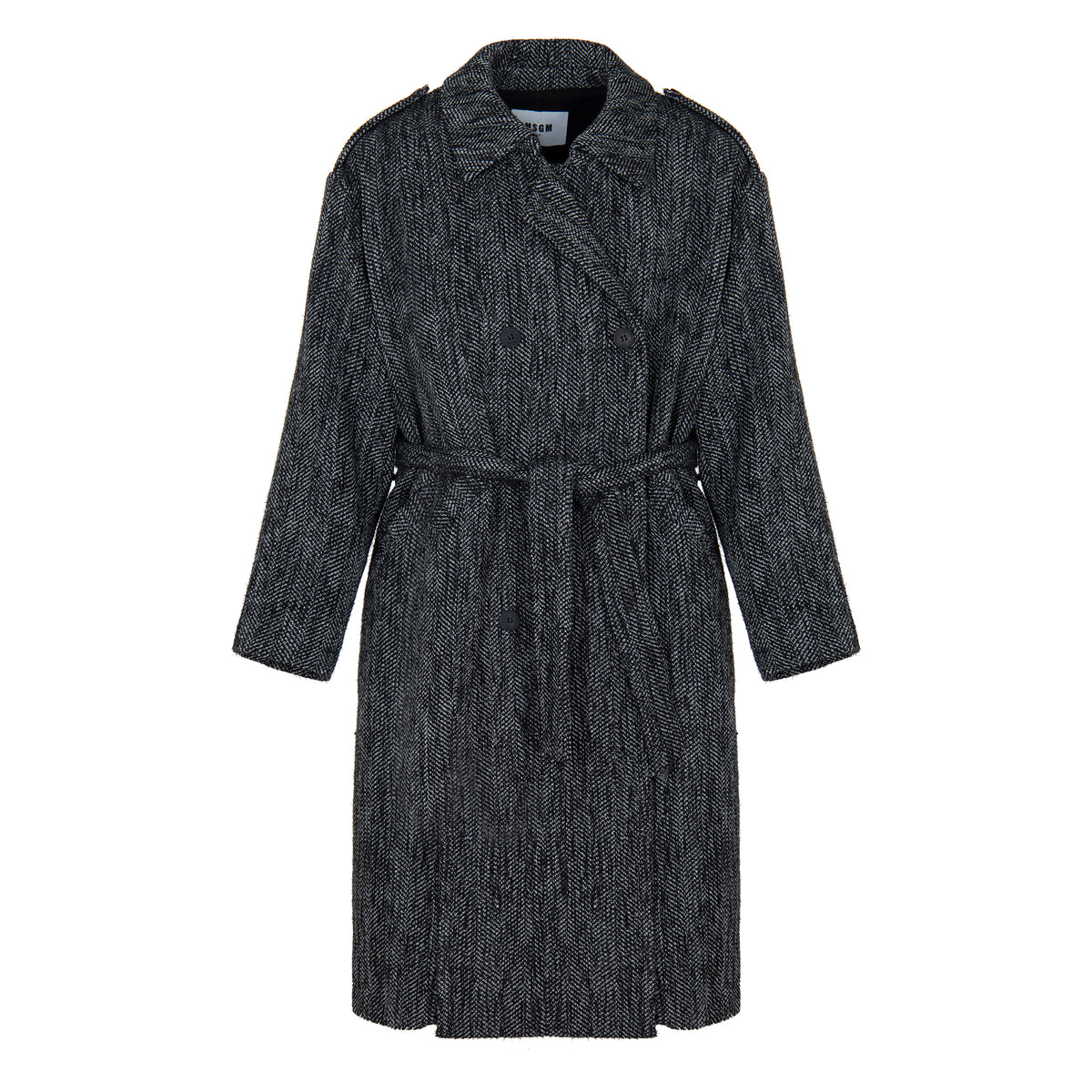 Cappotto NERO/BLACK MSGM 