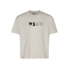 T-shirt CREMA/CREAM MSGM 