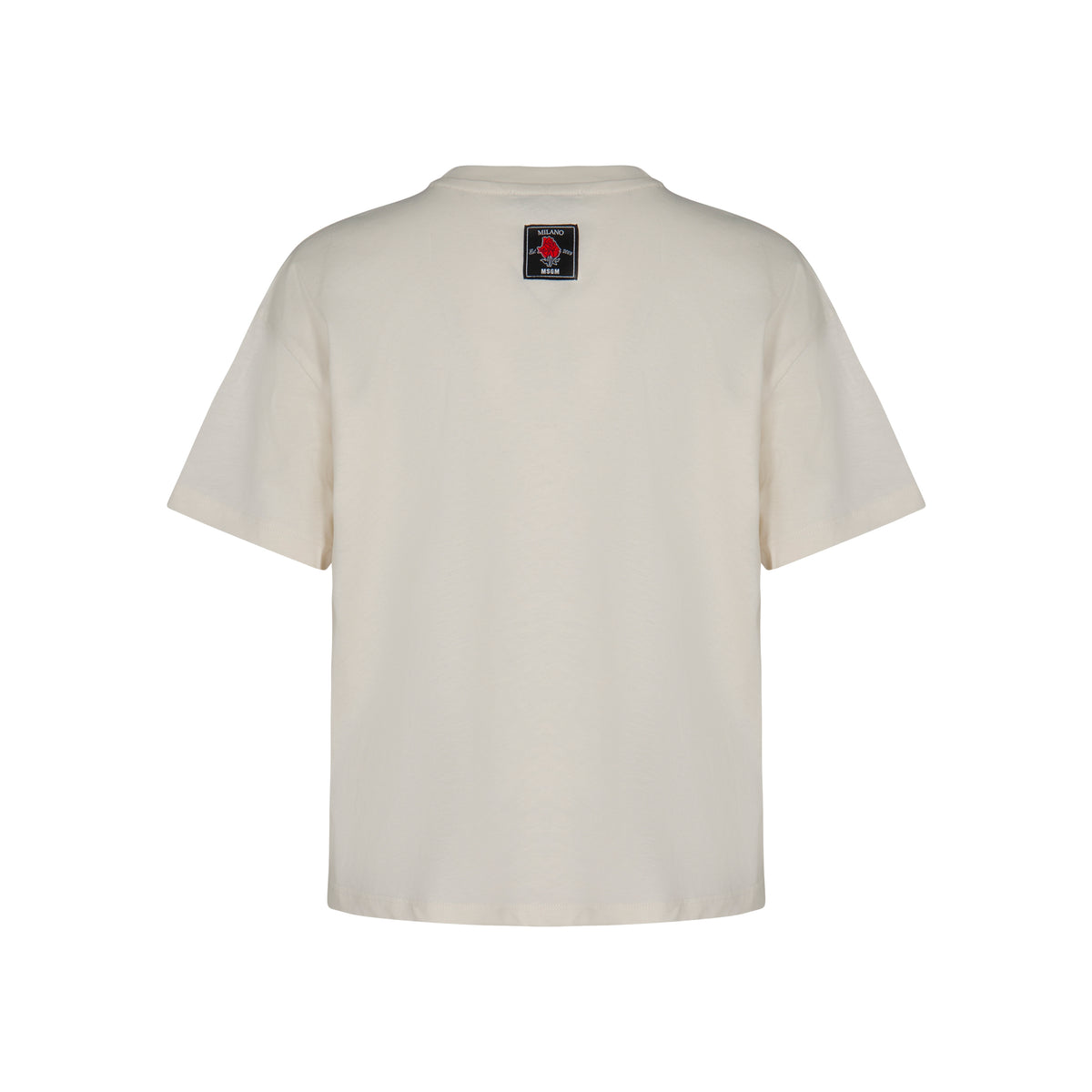 T-shirt CREMA/CREAM MSGM 