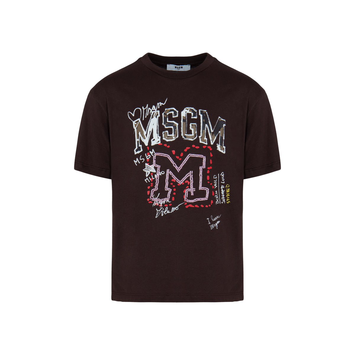T-shirt CAFFE\'/COFFEE MSGM 