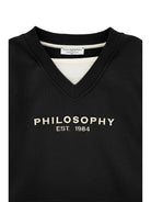 Felpa Nero PHILOSOPHY 