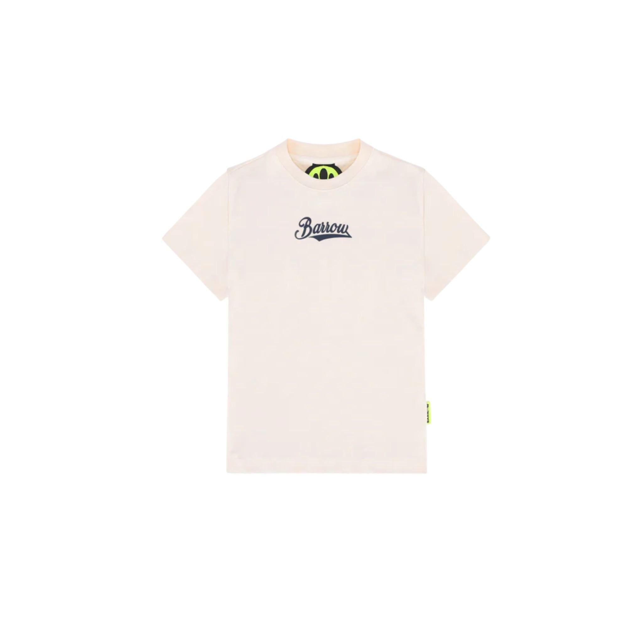 T-shirt Crema BARROW F5BKJGTH212013 BARROW