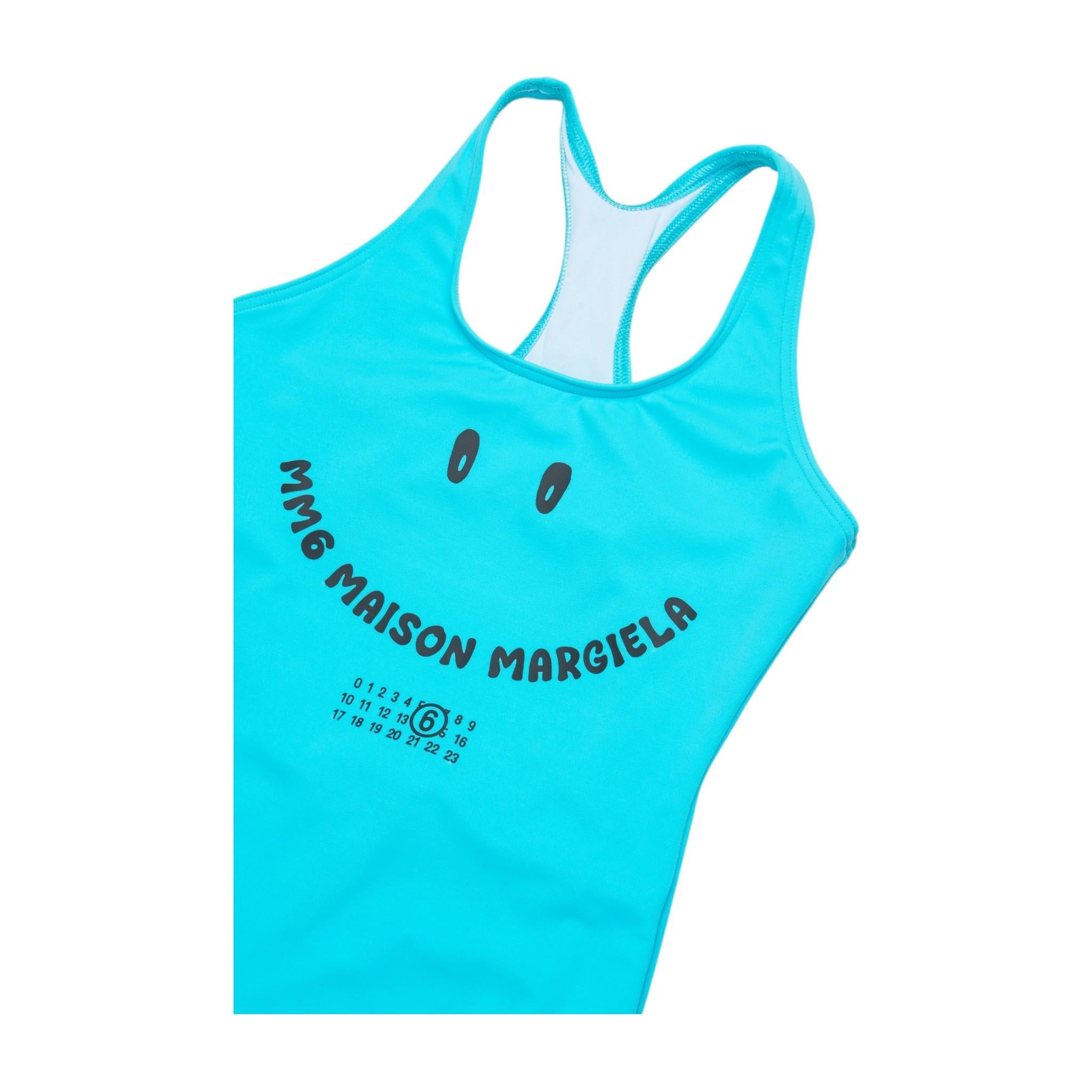 Costume intero Celeste MM6 M60991-MM00PM6809 MM6