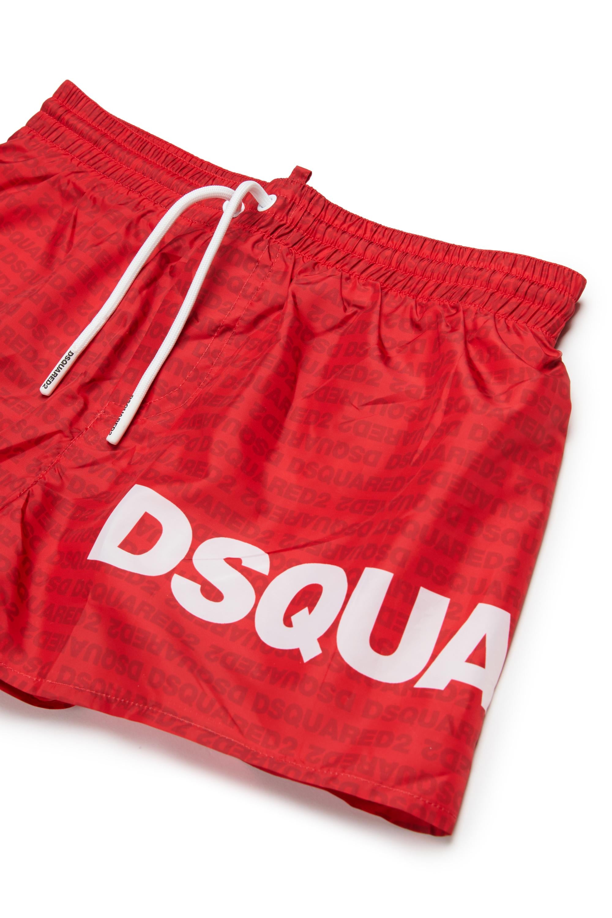 Boxer Mare Rosso DSQUARED2 DQ3296-D0AH7DQ401 DSQUARED2
