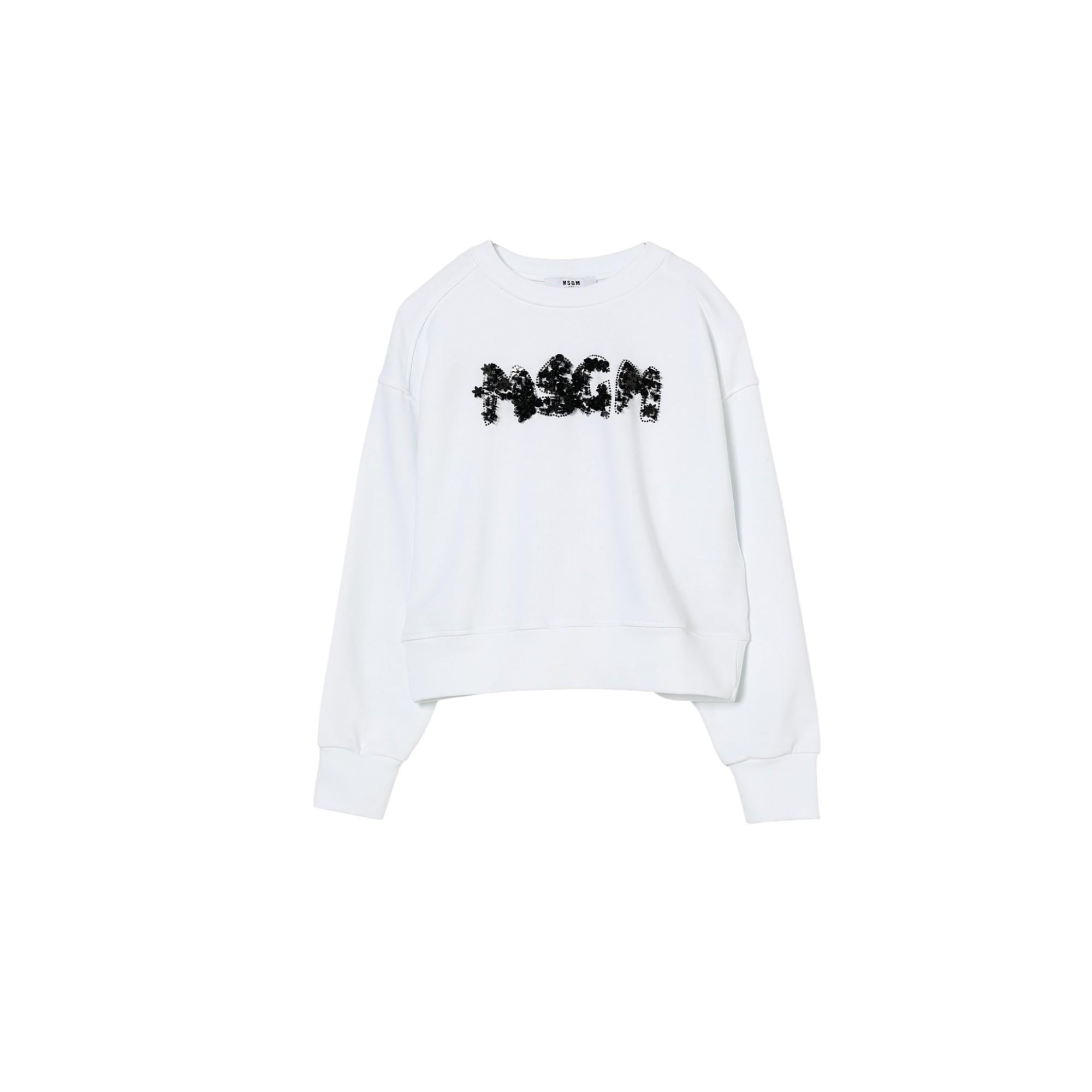 Felpa Bianco MSGM 