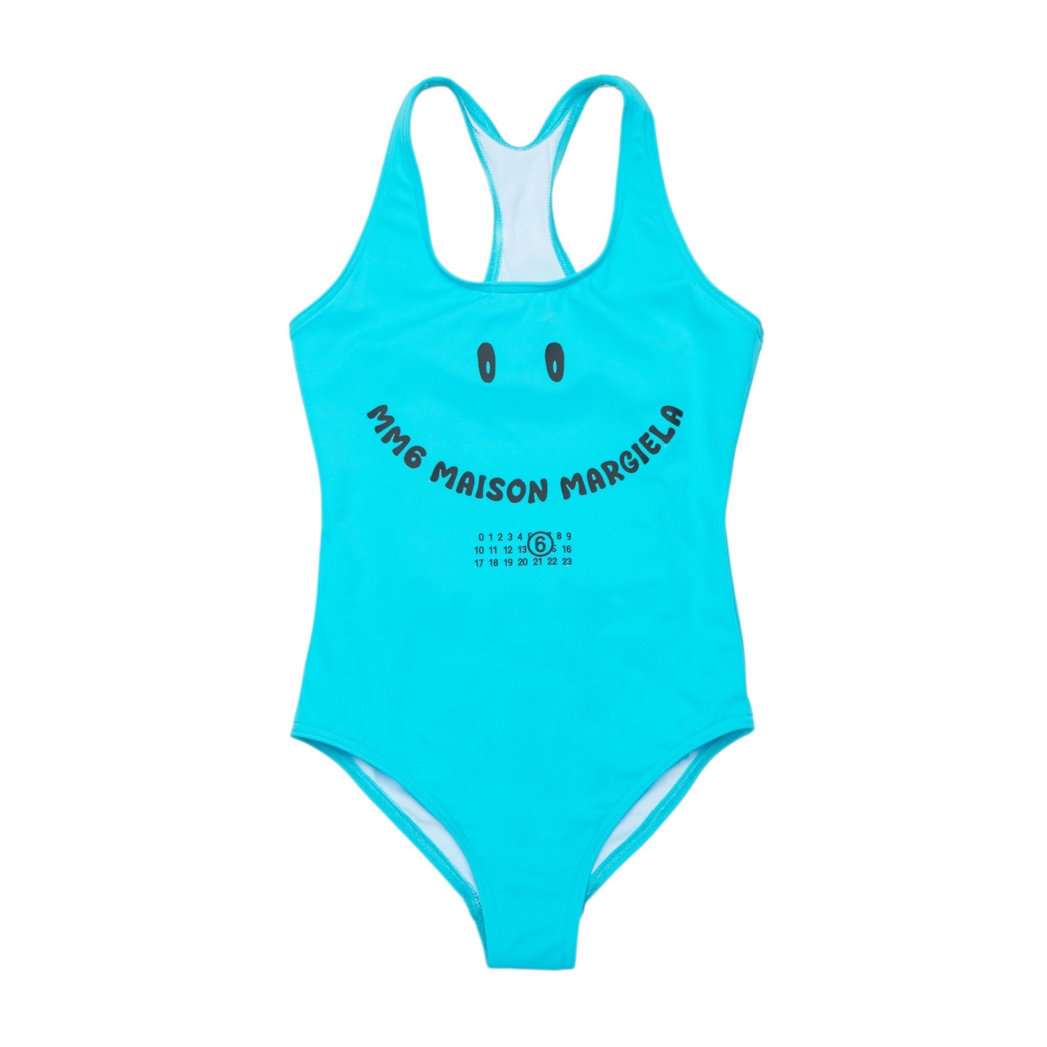 Costume intero Celeste MM6 M60991-MM00PM6809 MM6