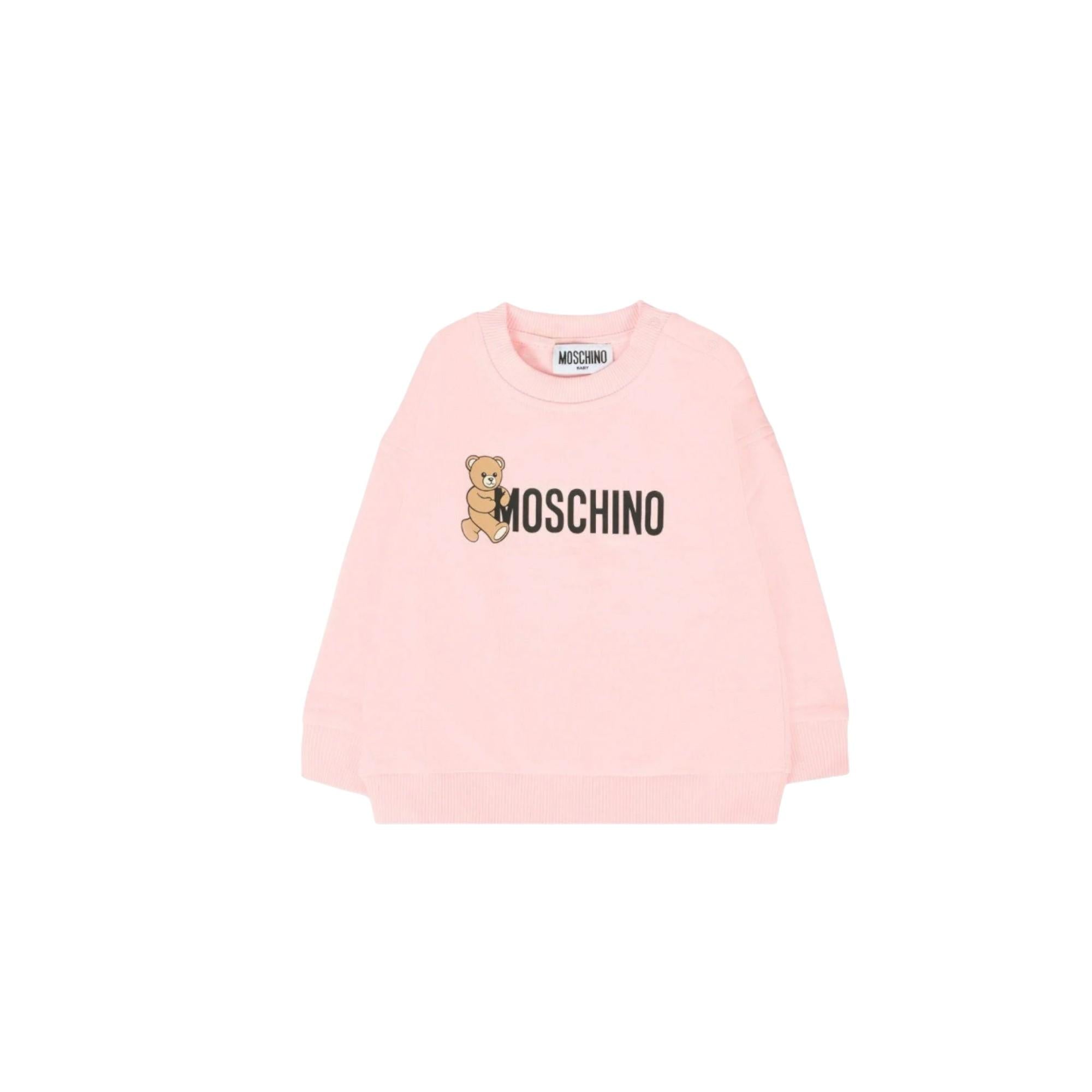 Felpa Rosa MOSCHINO BABY M8F03Q-LCA8350209 MOSCHINO BABY