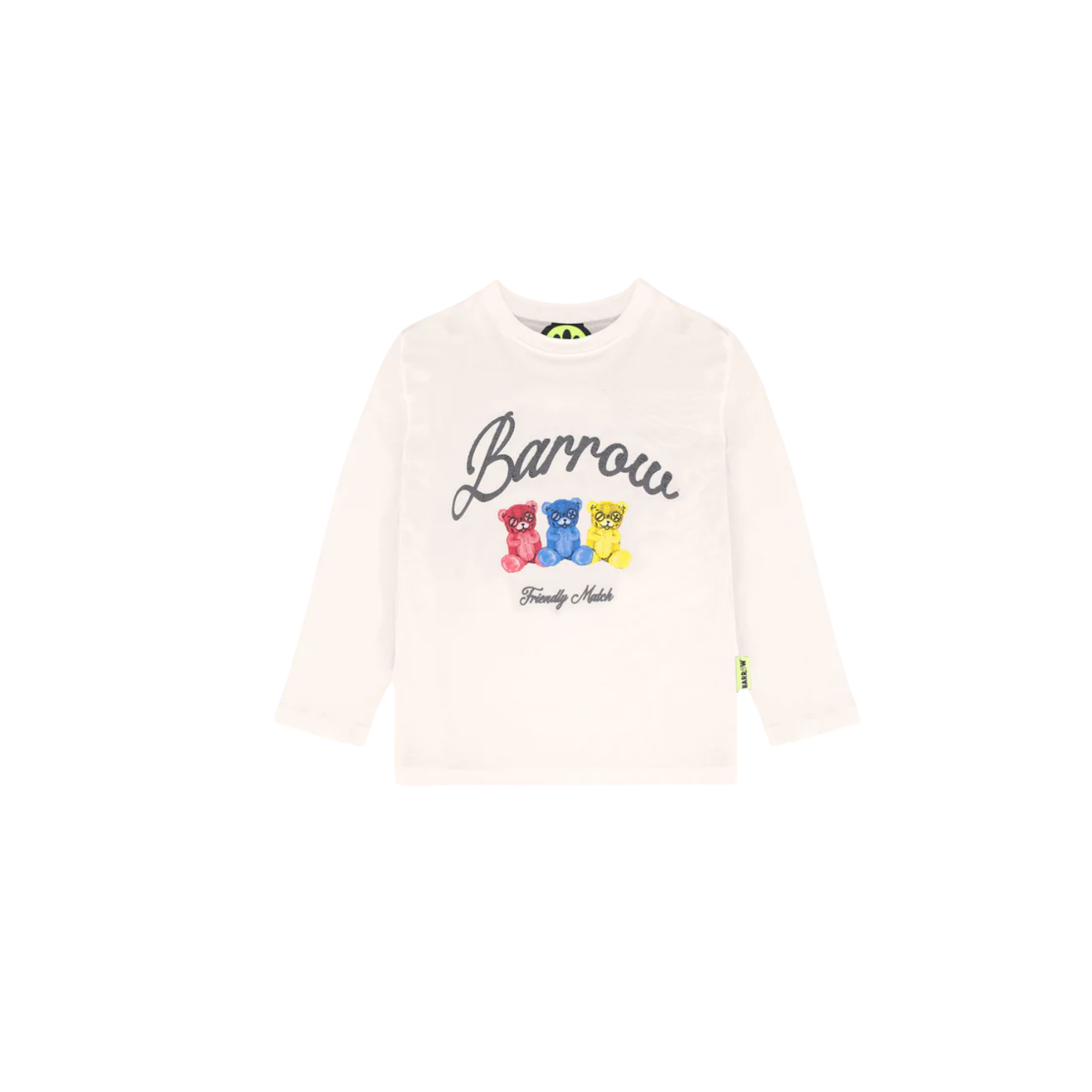 T-shirt Crema BARROW F5BKUNTH217013 BARROW