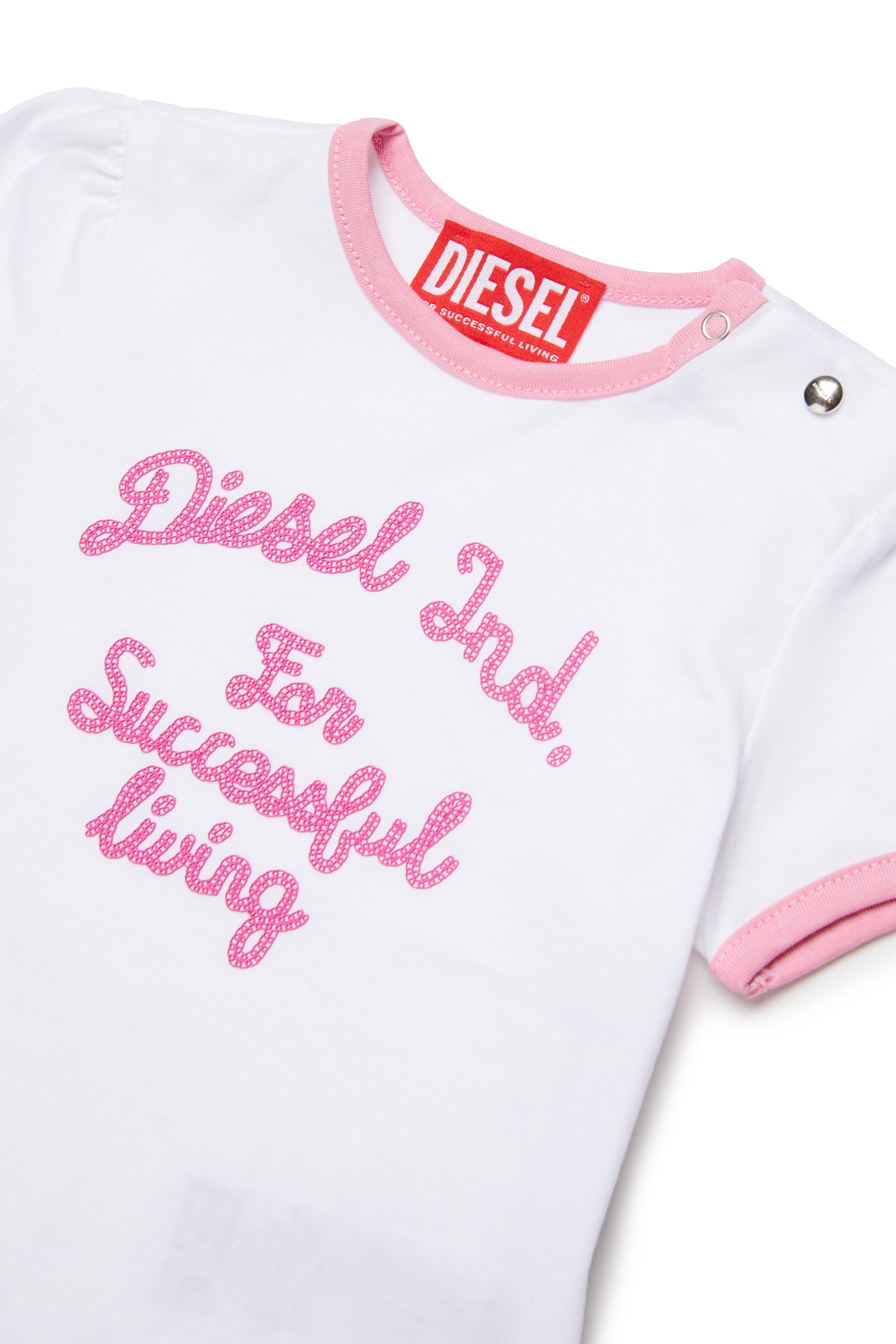 T-shirt Bianco DIESEL K00768-00YI9K100 DIESEL
