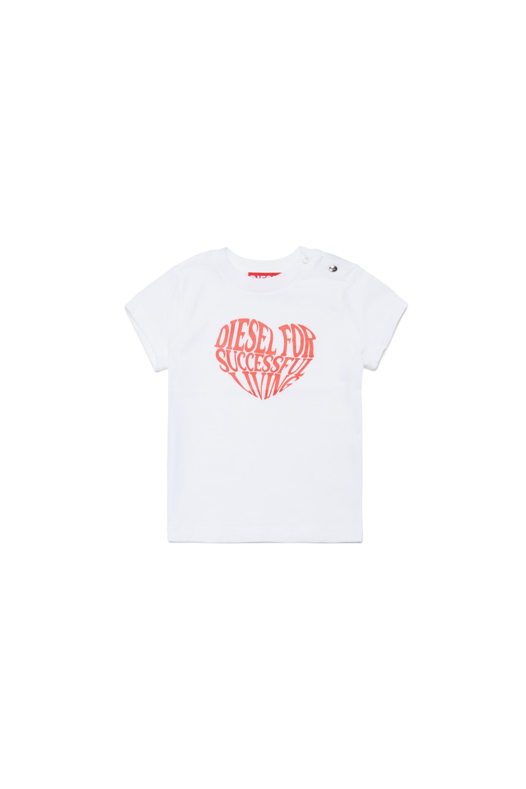 T-shirt Bianco DIESEL K00766-00YI9K100 DIESEL