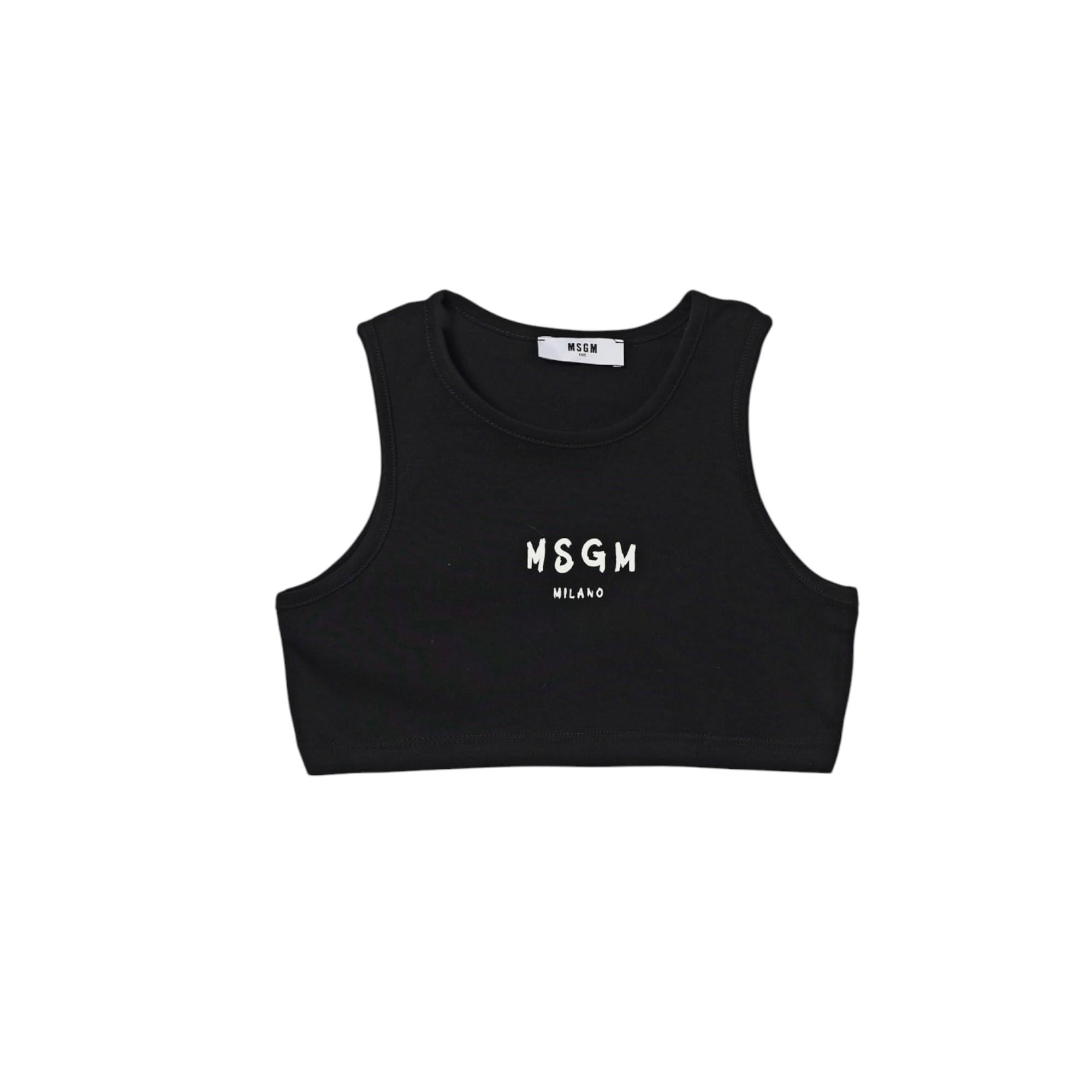 T-shirt Nero MSGM 