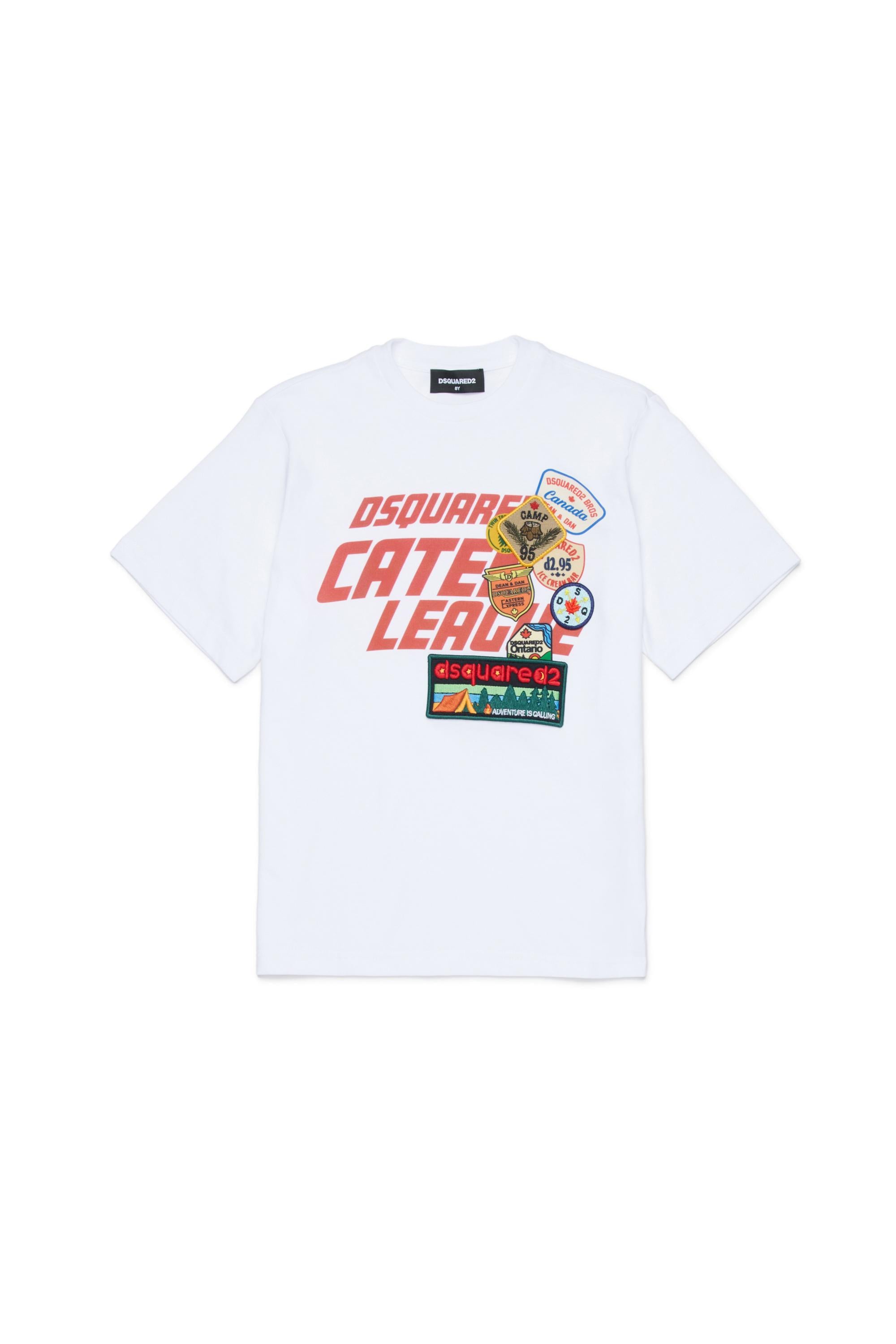 T-shirt Bianco DSQUARED2 DQ3165-D0ACDDQ100 DSQUARED2