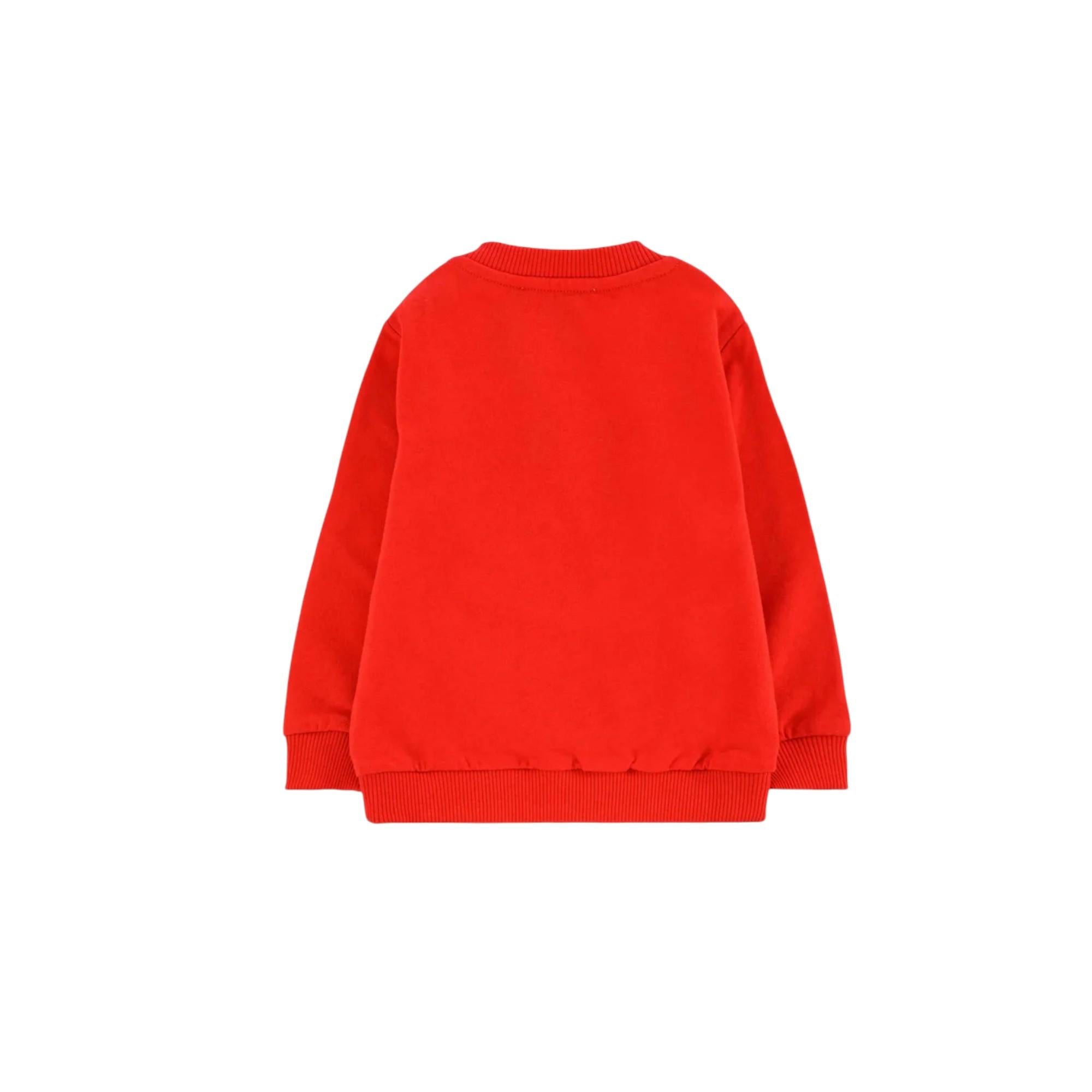 Felpa Red MOSCHINO BABY MNF060-LCA4050109 MOSCHINO BABY