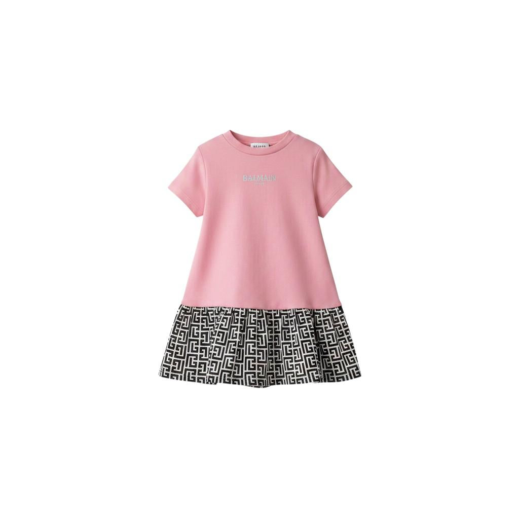 Abito Rosa/nero BALMAIN 
