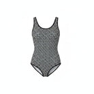 Costume intero Bianco/nero BALMAIN 
