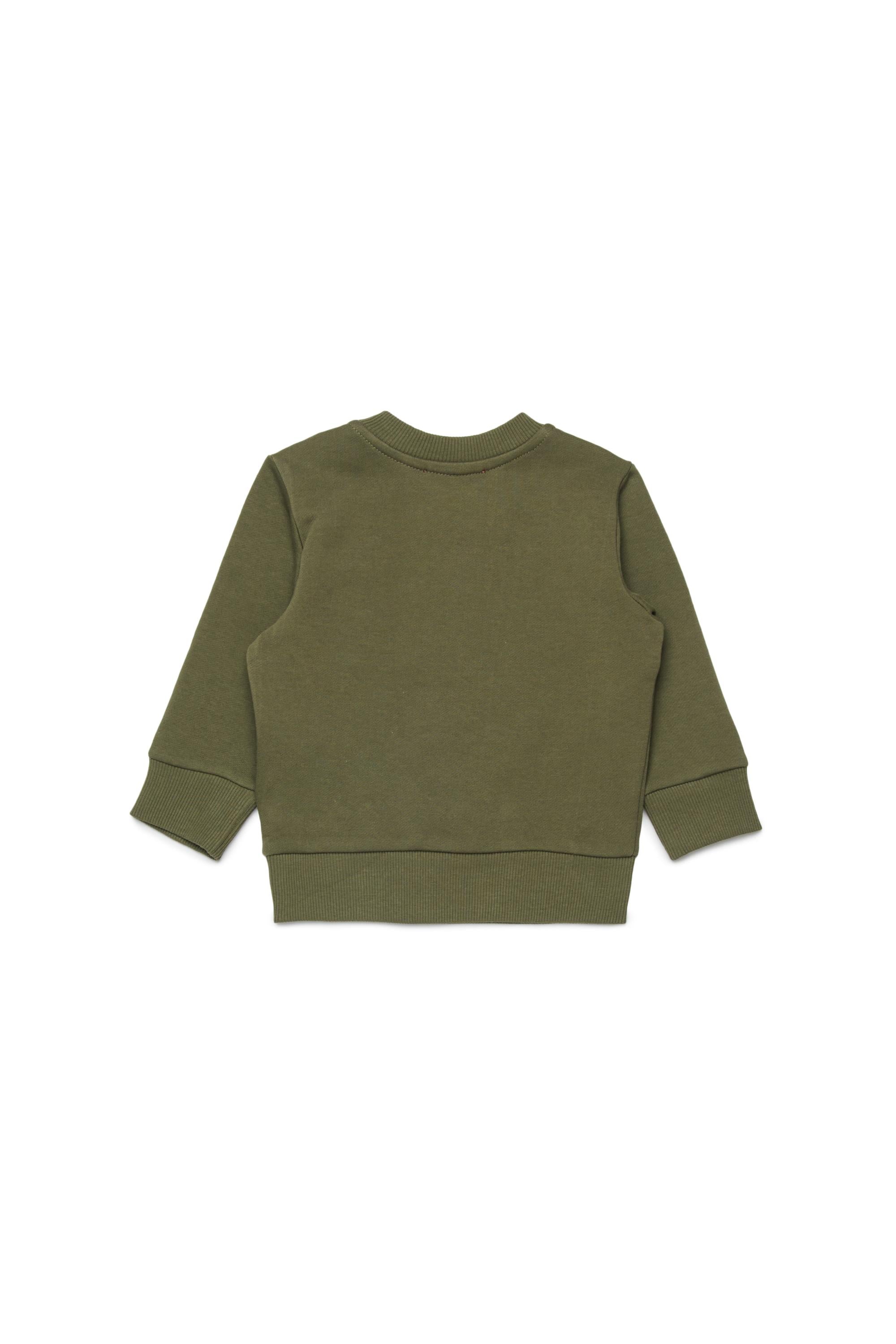 Felpa Verde militare DIESEL K00753-KYAVFK511 DIESEL