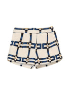 Shorts Burro/blu ELISABETTA FRANCHI 