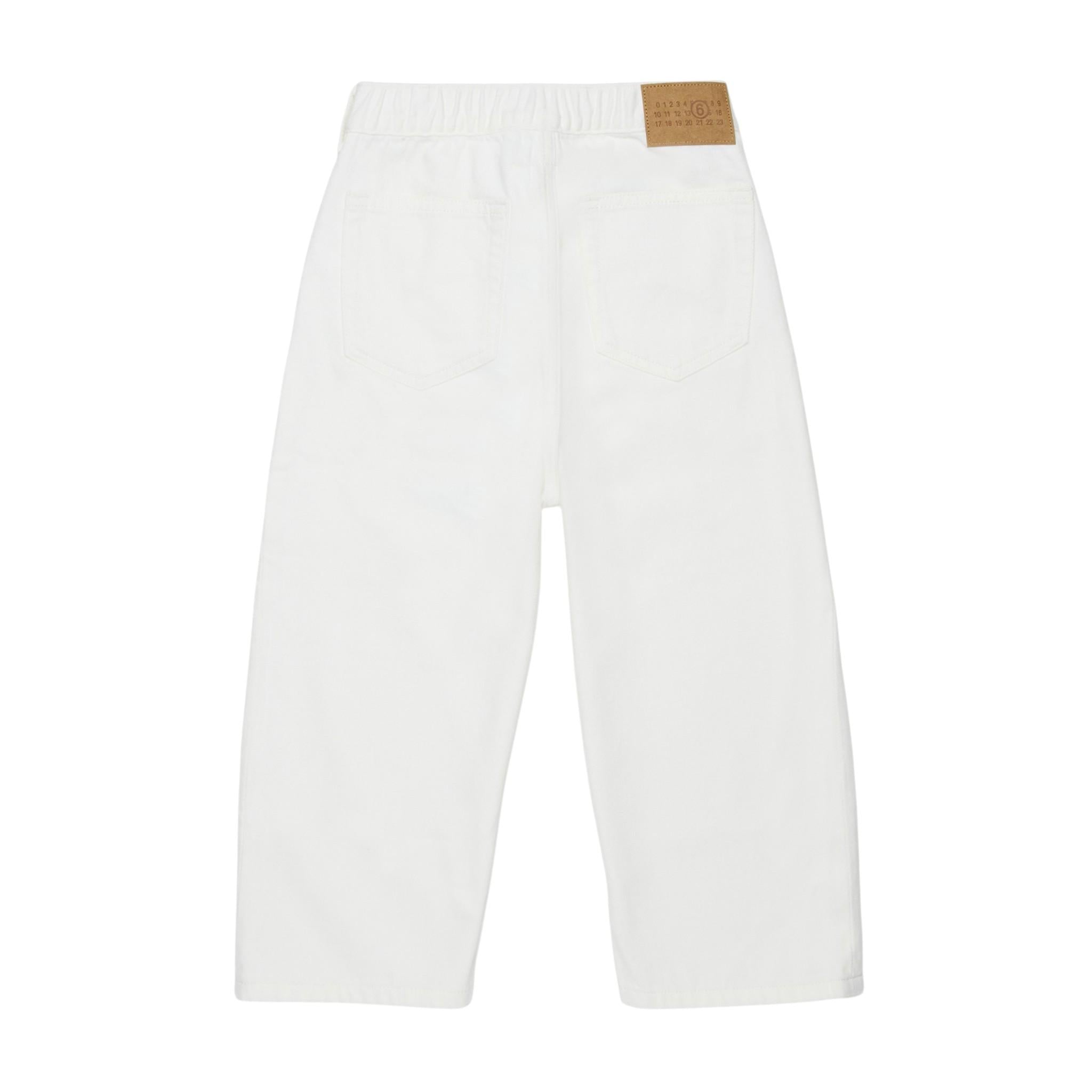 Jeans Denim bianco MM6 M60053-MM06SM6101 MM6