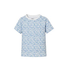 T-shirt Bianco/celeste BALMAIN 