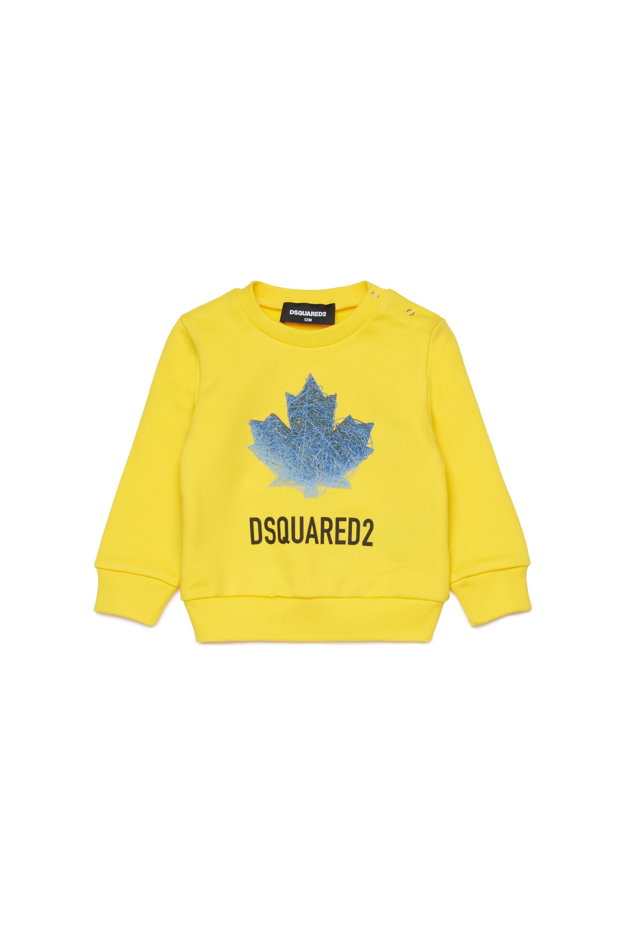Felpa Giallo DSQUARED2 DQ3279-D0AGWDQ220 DSQUARED2